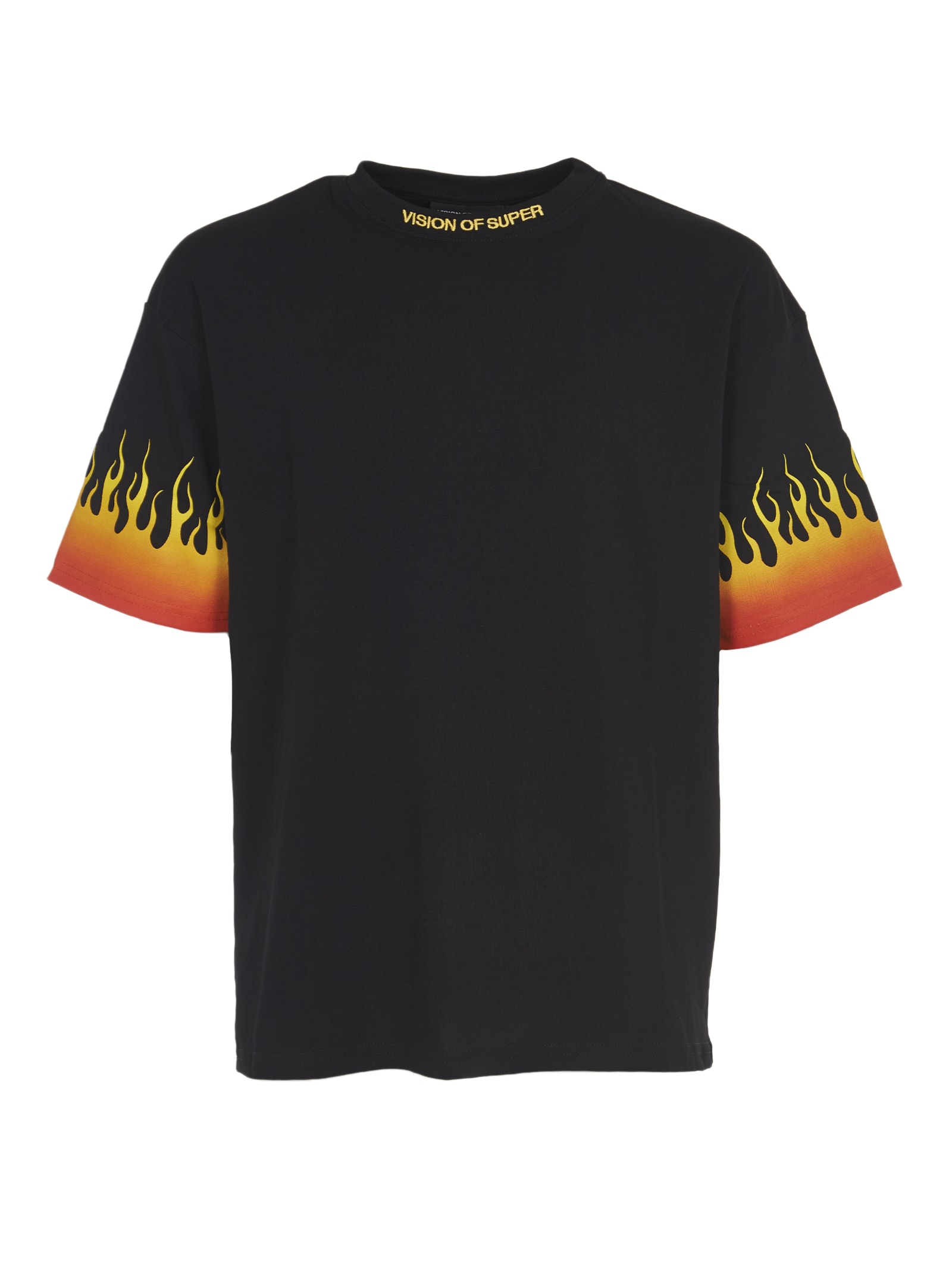Vision of Super Red And Yellow Flames T-shirt