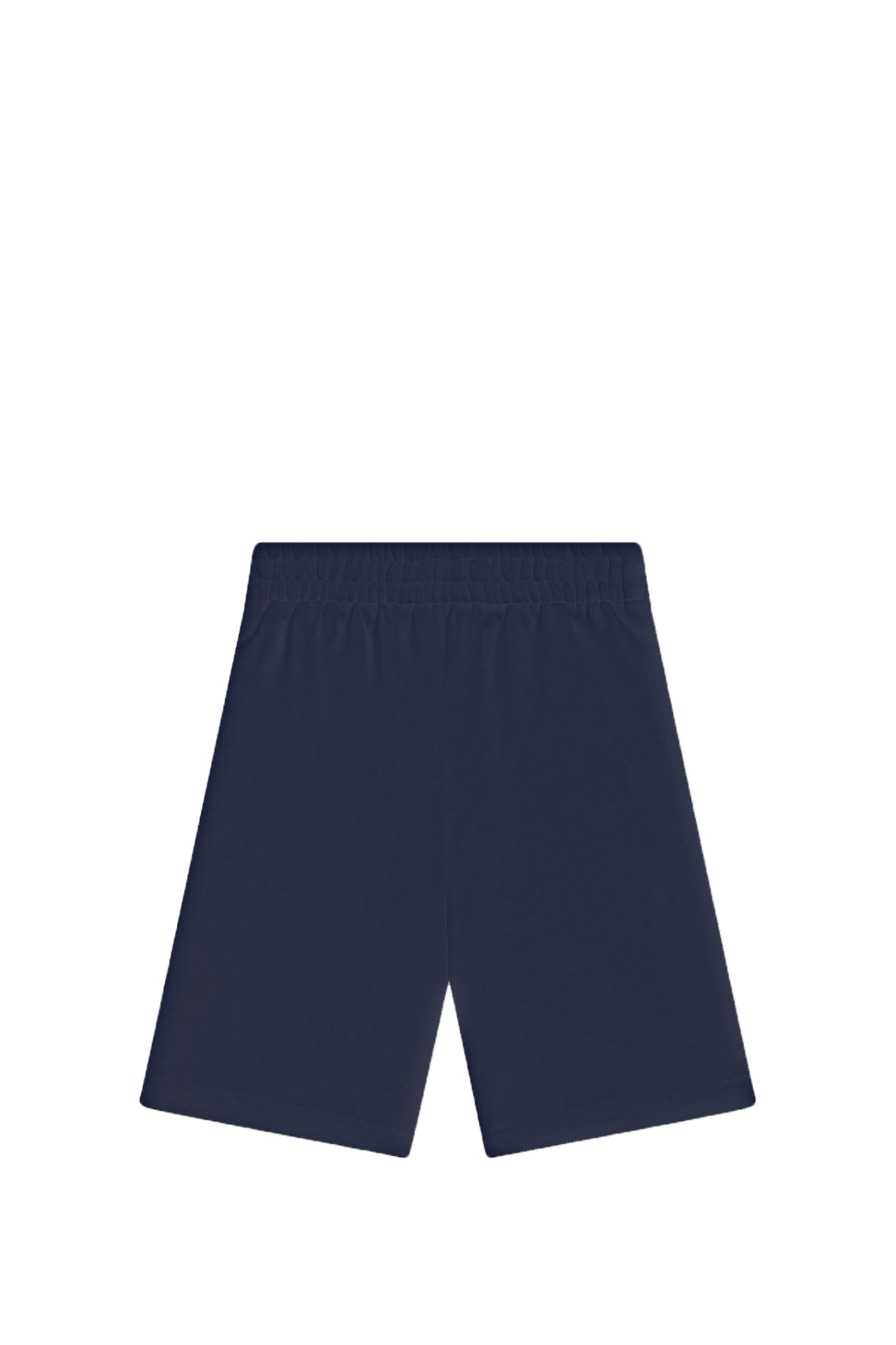Shop Kenzo Cotton Bermuda Shorts In Blue