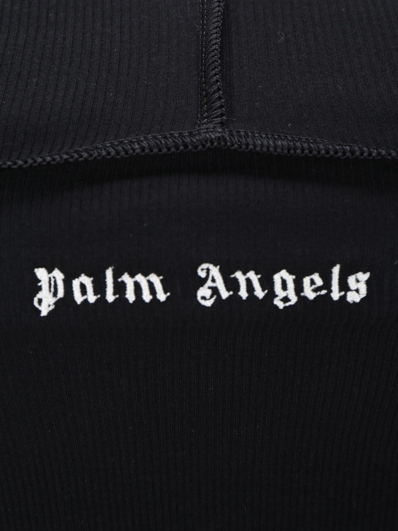 Shop Palm Angels Top In Nero/off White