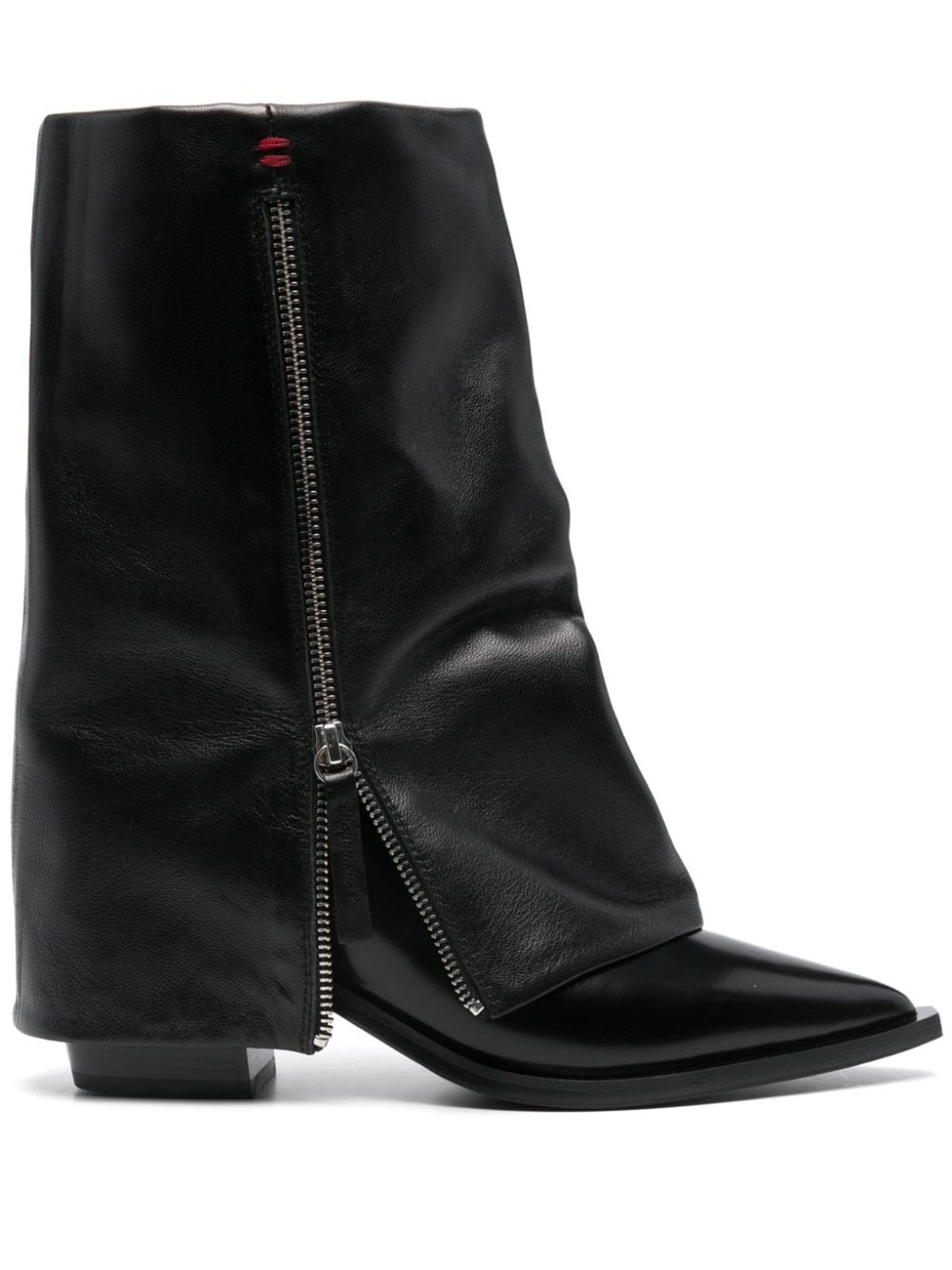 Shop Halmanera Black Tex 38 55mm Boots