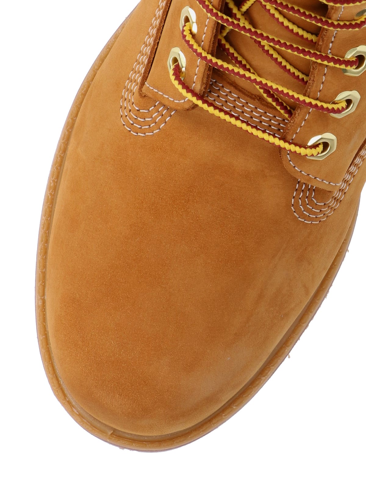 Timberland Rugged Tan Leather Boots With Padded Collar In Sand