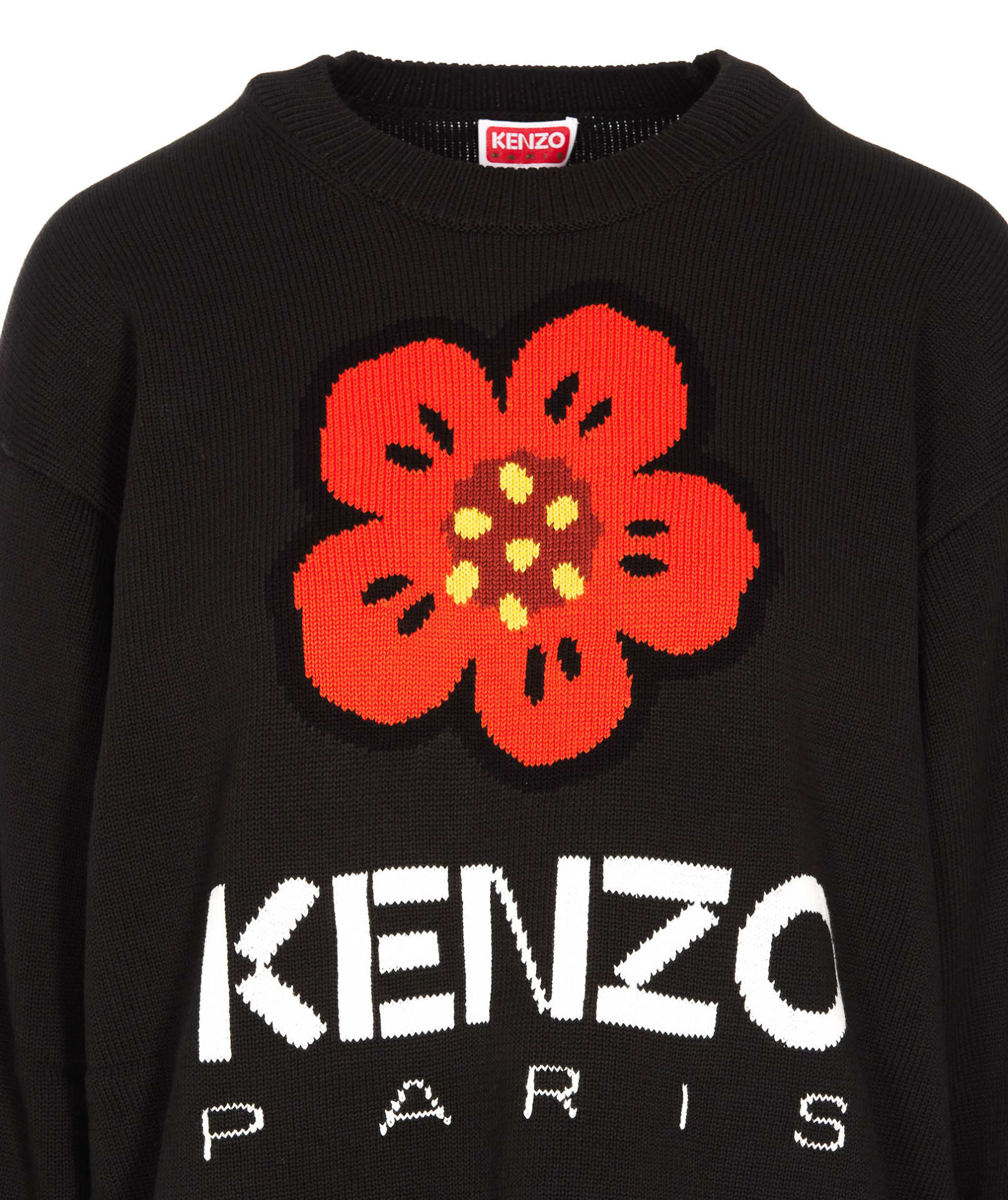 Shop Kenzo Paris Comfort Sweatshirt In Black
