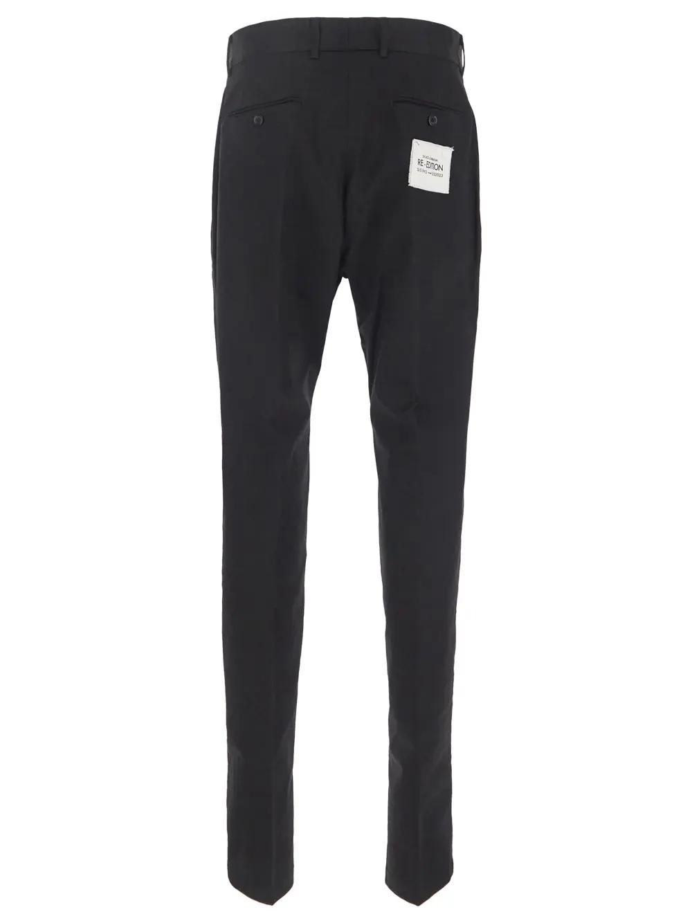 Shop Dolce & Gabbana Tapered-leg Trousers In Black