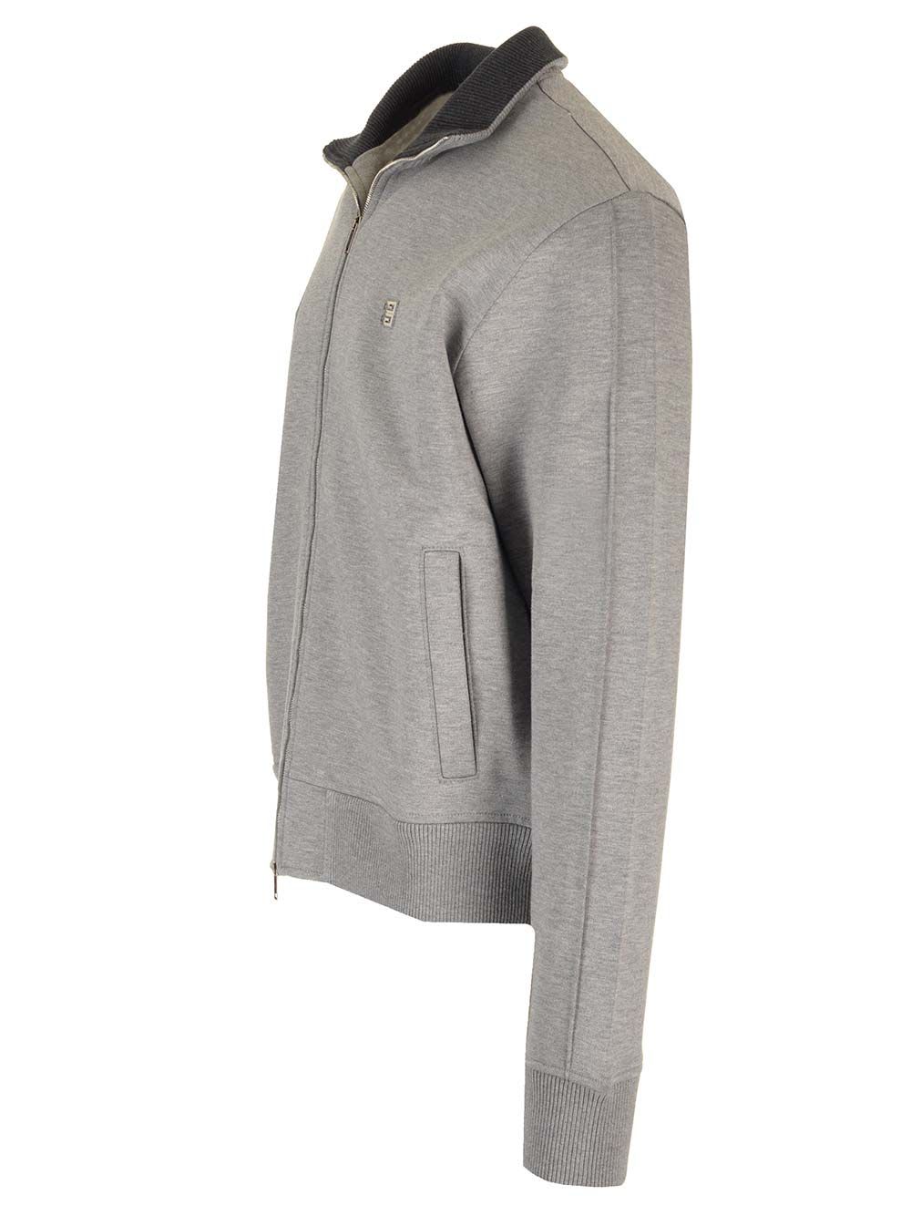 Shop Givenchy Sports Jacket With 4g Detail In Grey