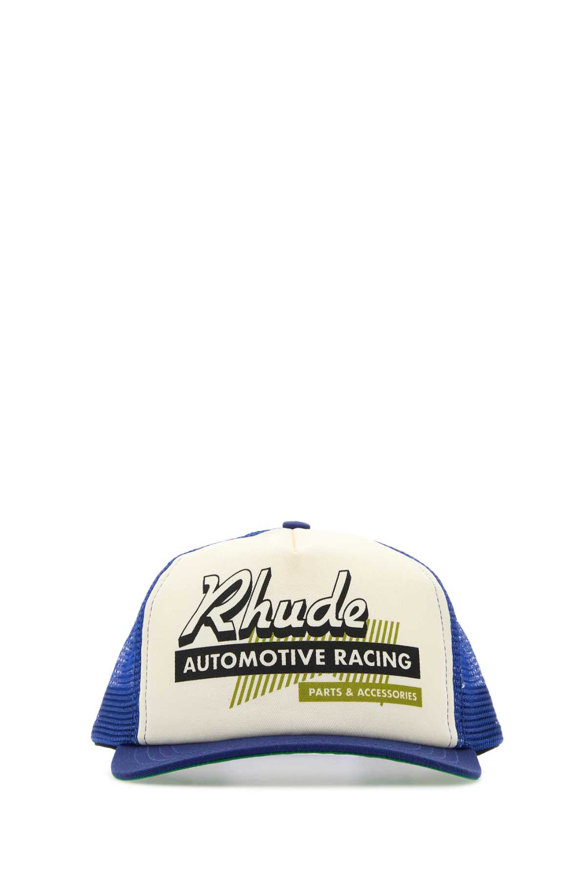 Rhude Two-tone Polyester Blend Auto Racing Baseball Cap