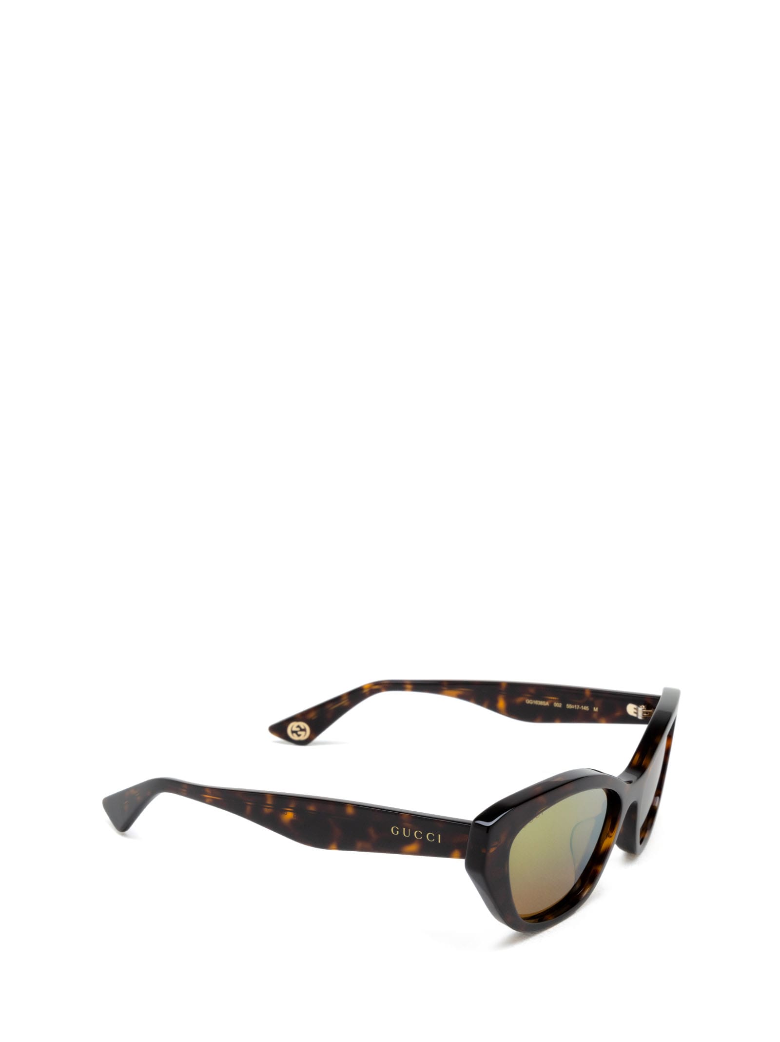 Shop Gucci Gg1638sa Havana Sunglasses
