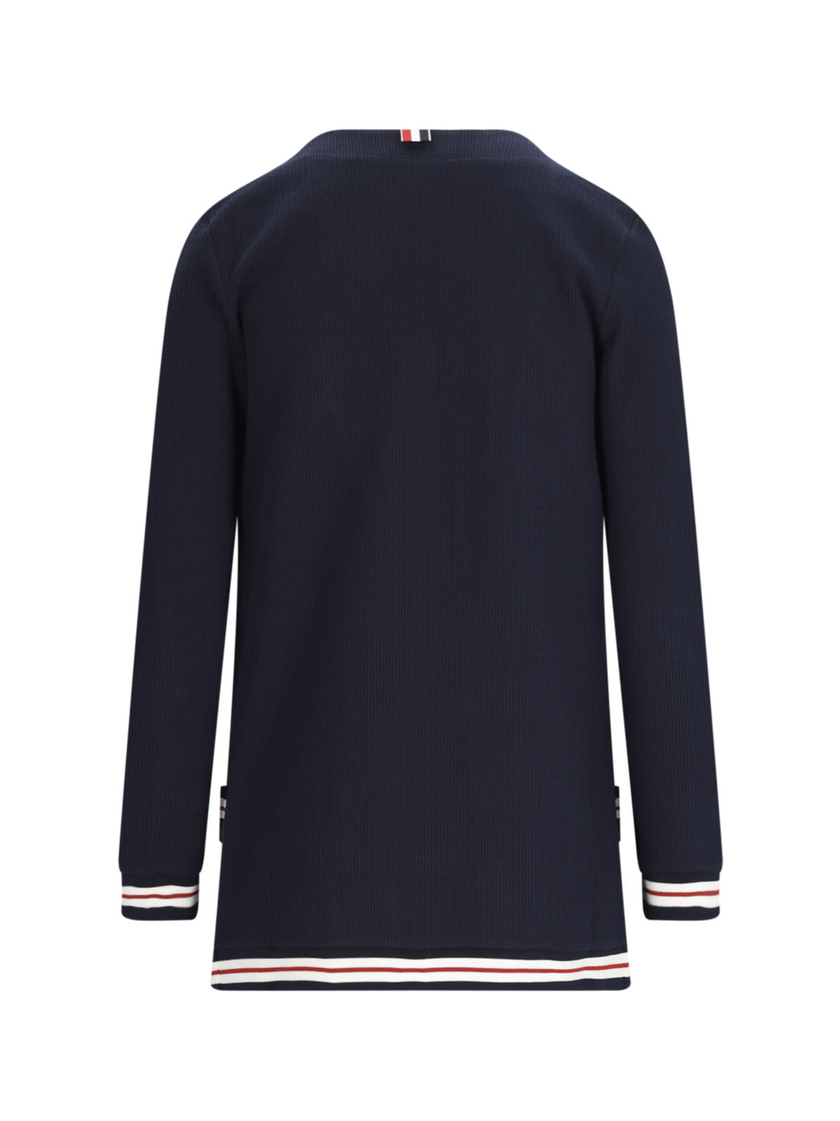 Thom Browne Cotton Cardigan Women In Blue
