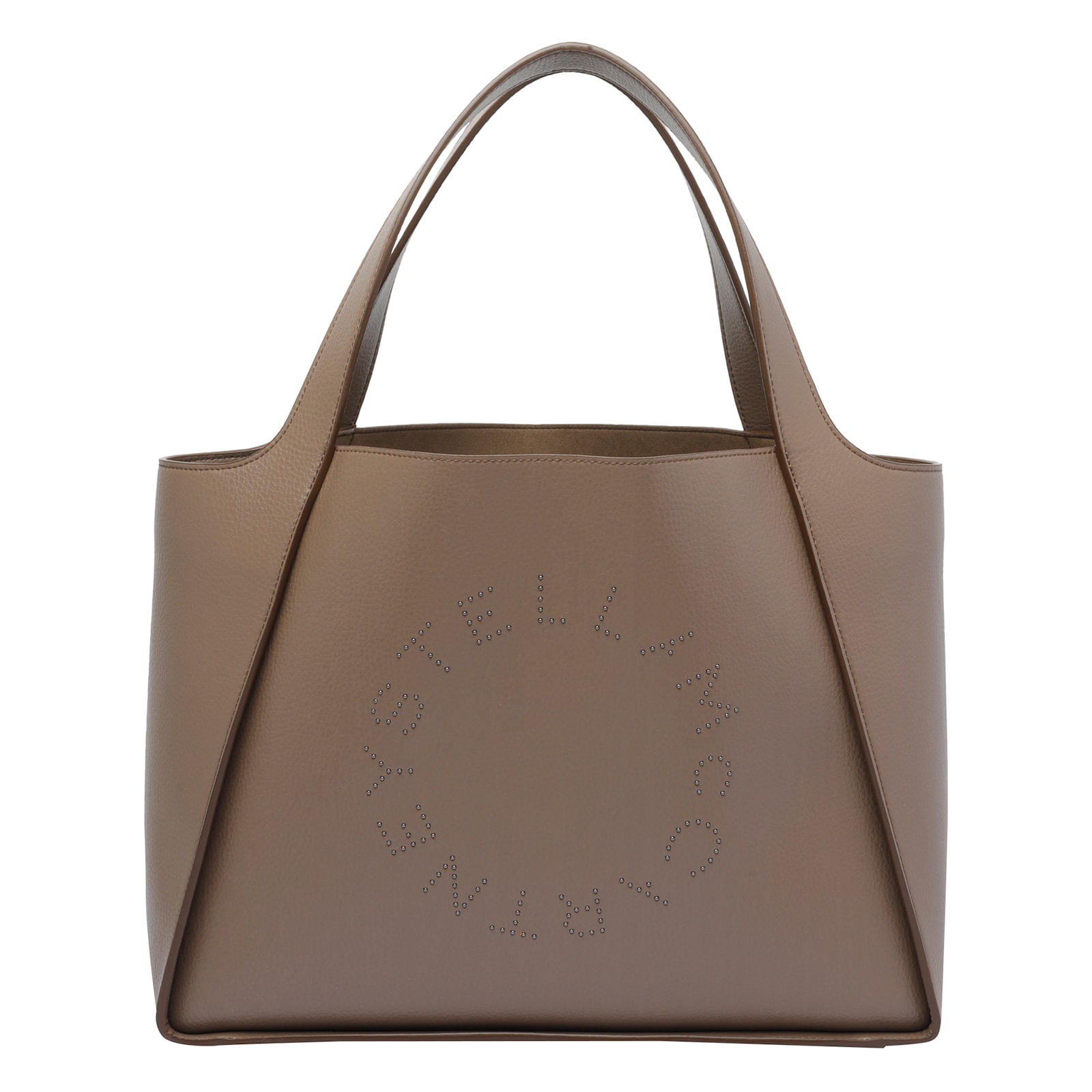 Stella Mccartney Large Tote With Logo In Pink