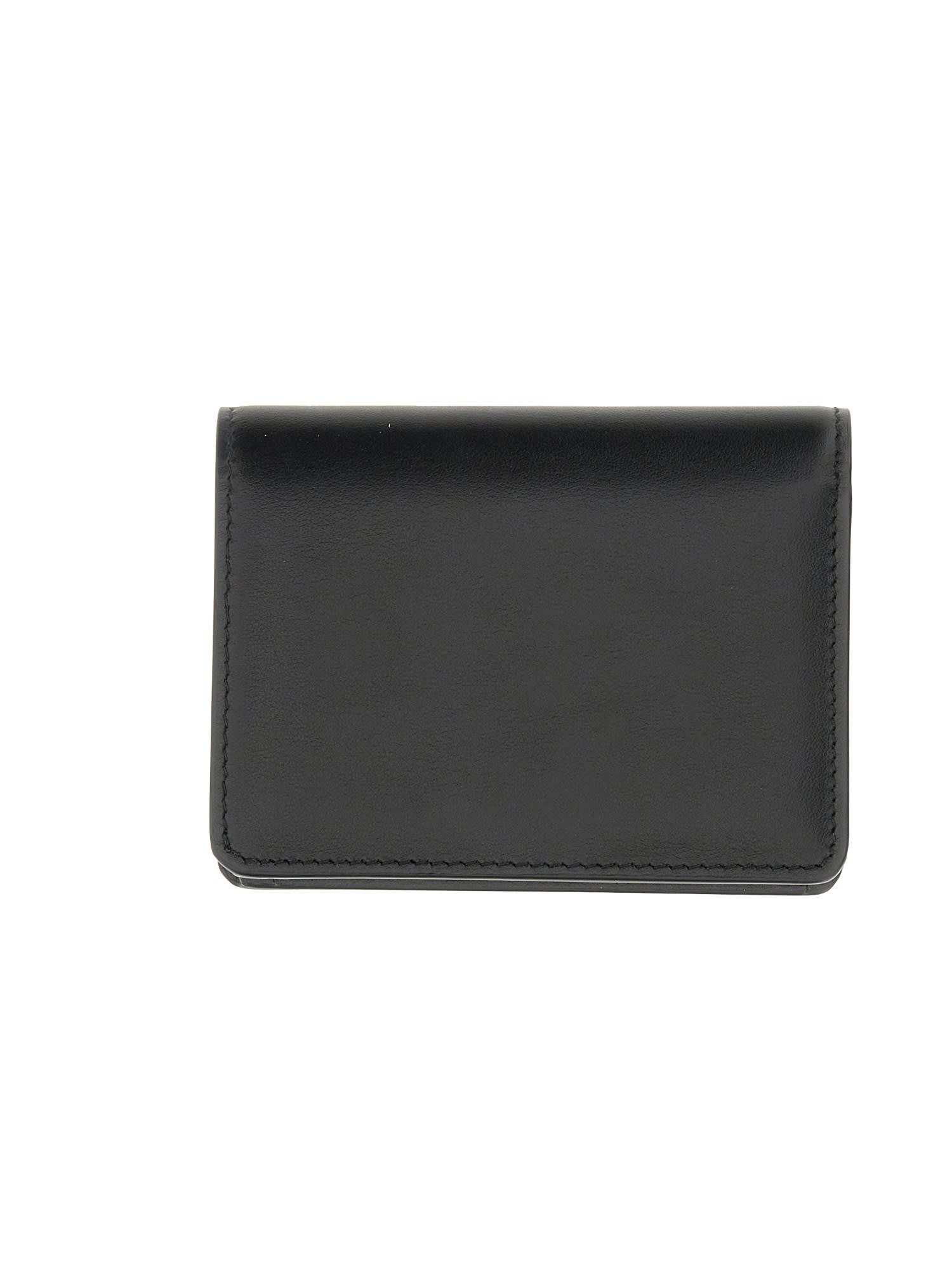 Shop Dolce & Gabbana Continental Small Wallet In Black