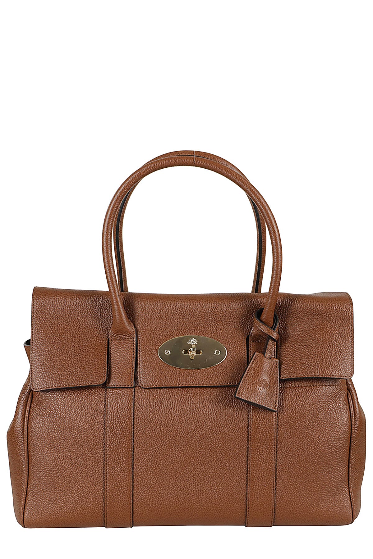 Shop Mulberry Bayswater Two Tone Small Classic Grain In Oak