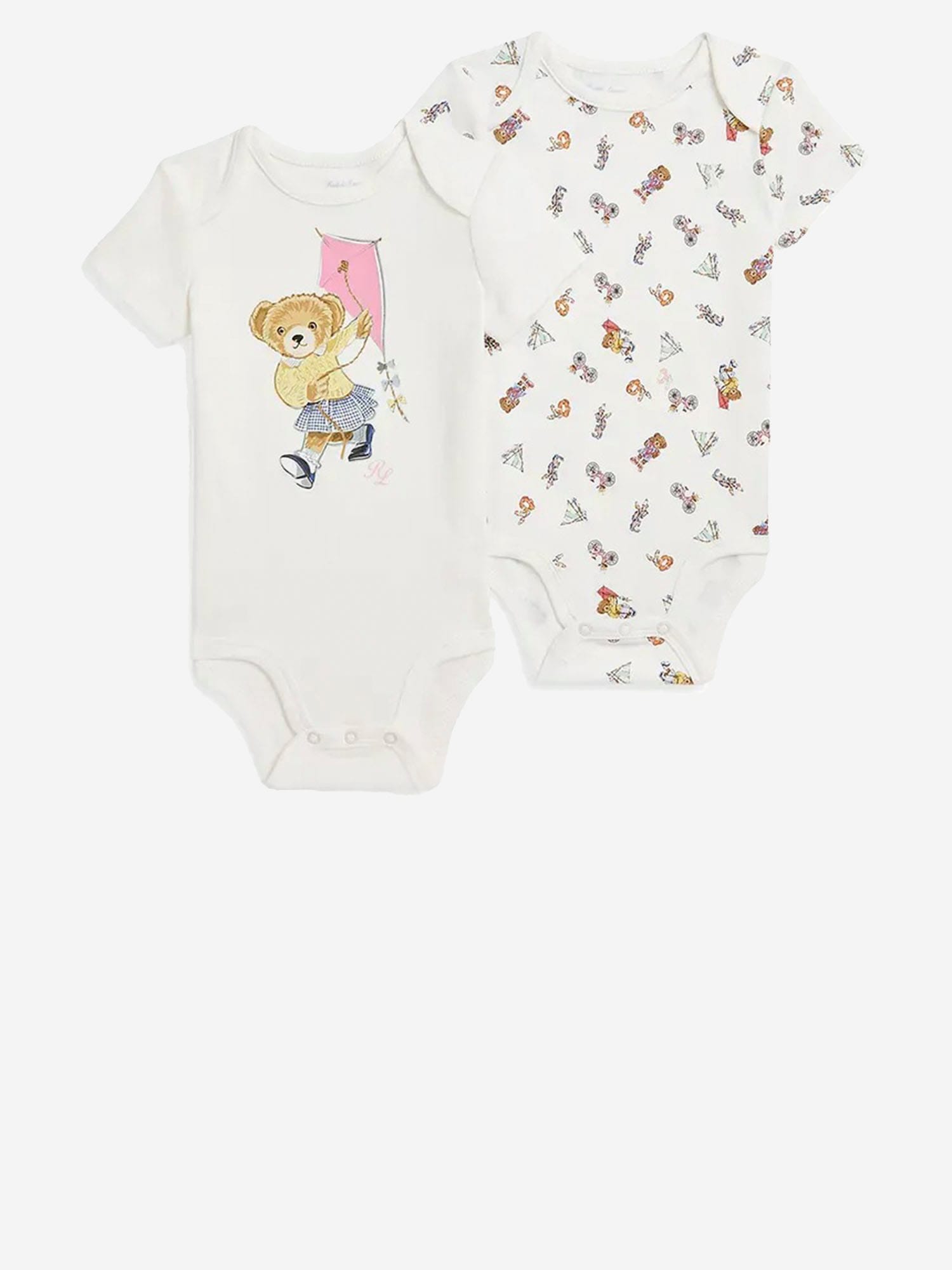Polo Ralph Lauren Set Of Two Cotton Bodysuits