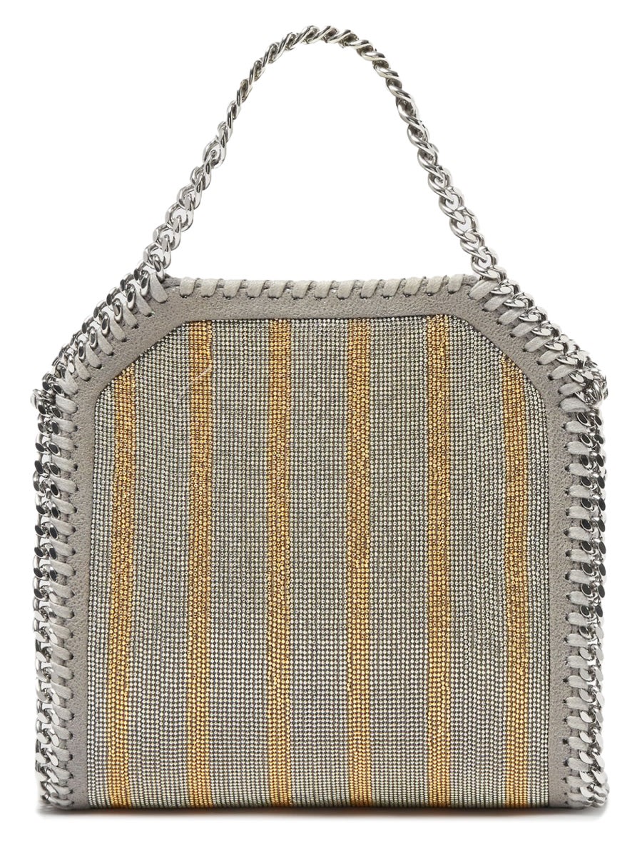 Stella Mccartney "falabella" Micro Tote Bag In Gray