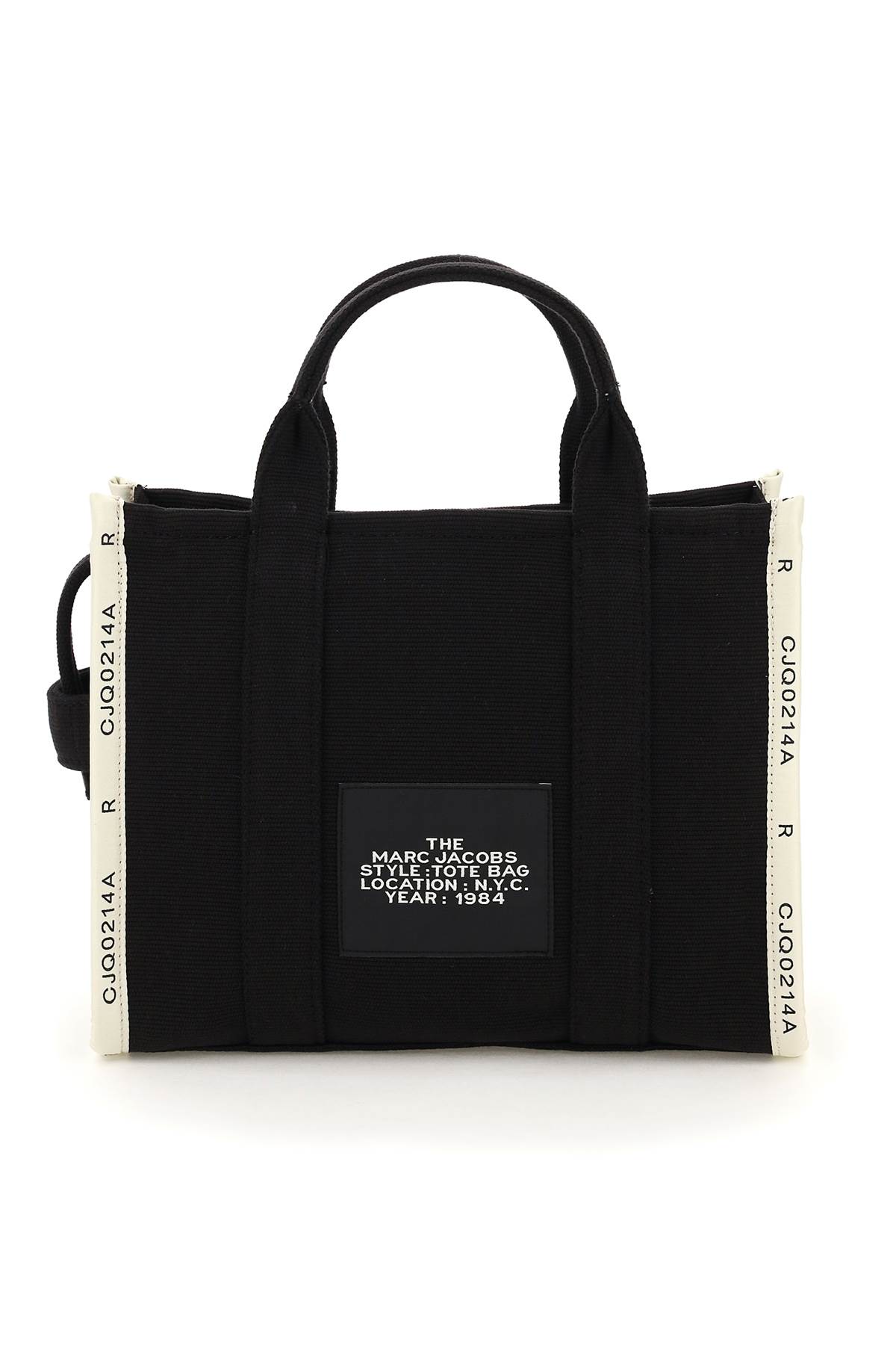 Marc Jacobs Structured Medium Tote With Dual Handles In Black