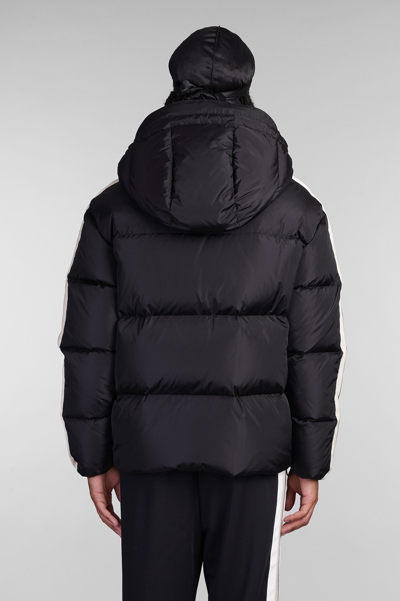 Shop Palm Angels Puffer In Black Polyamide