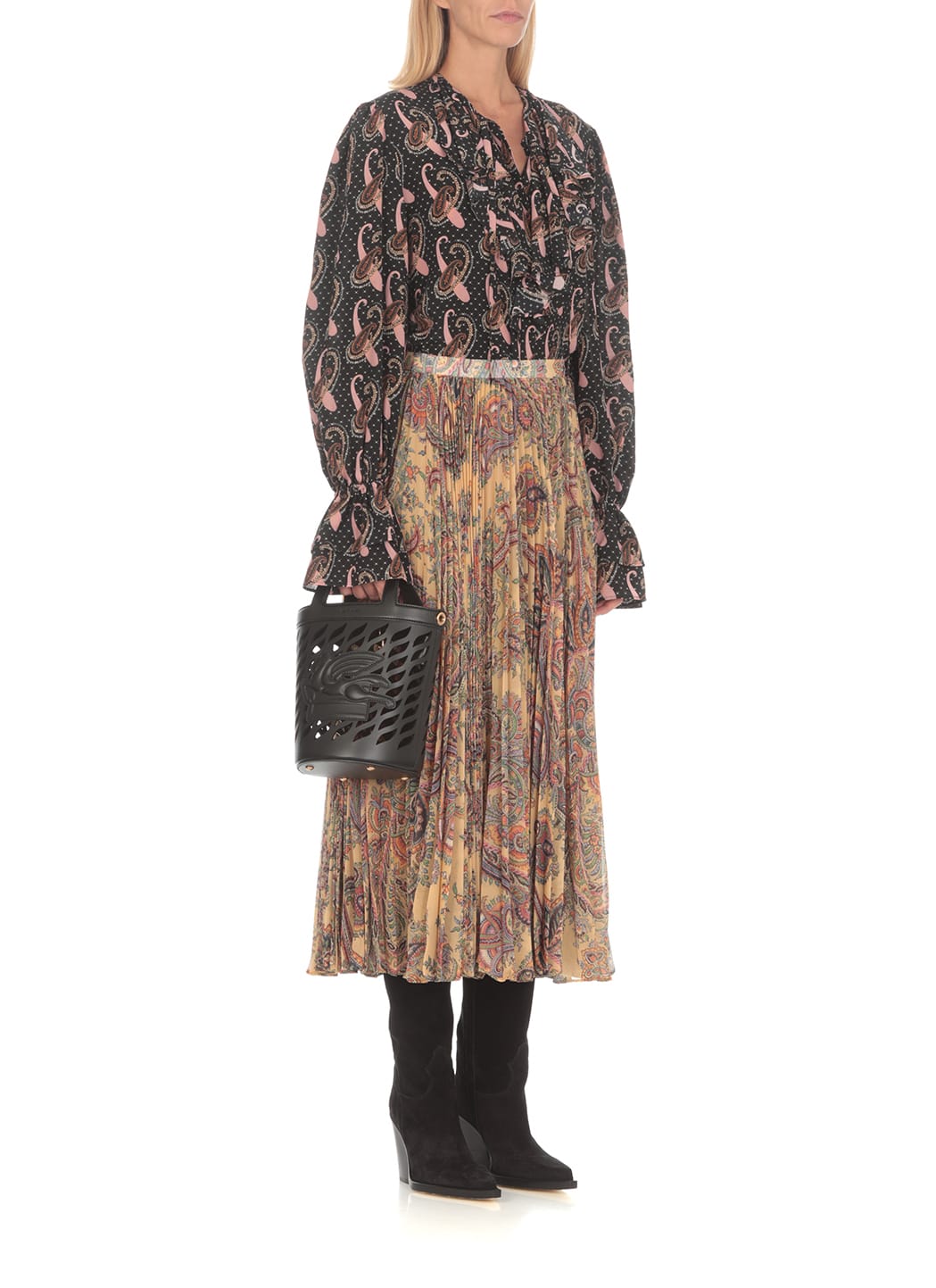 Etro Coffee Bag In Black