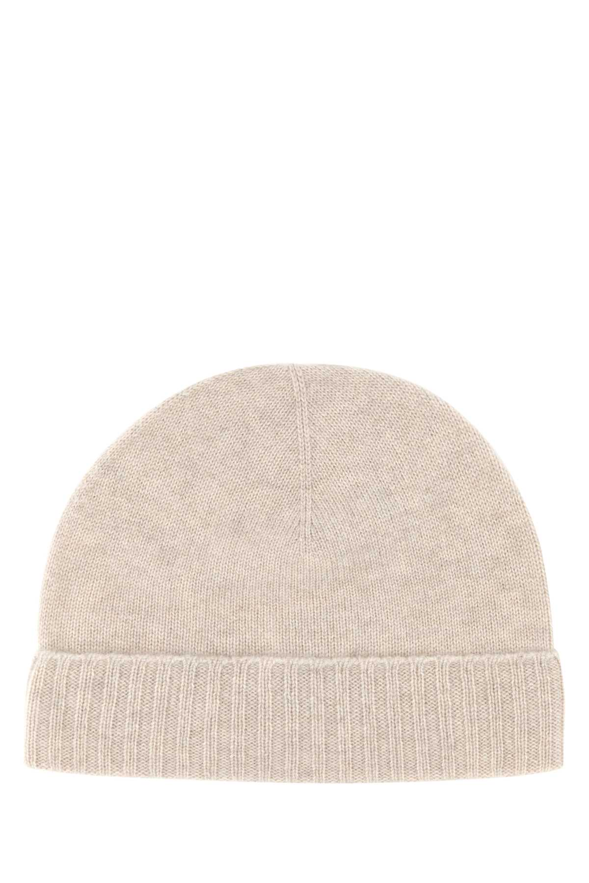 Le Kasha Cuffia In Cashmere Sabbia Donna In Lightbeige