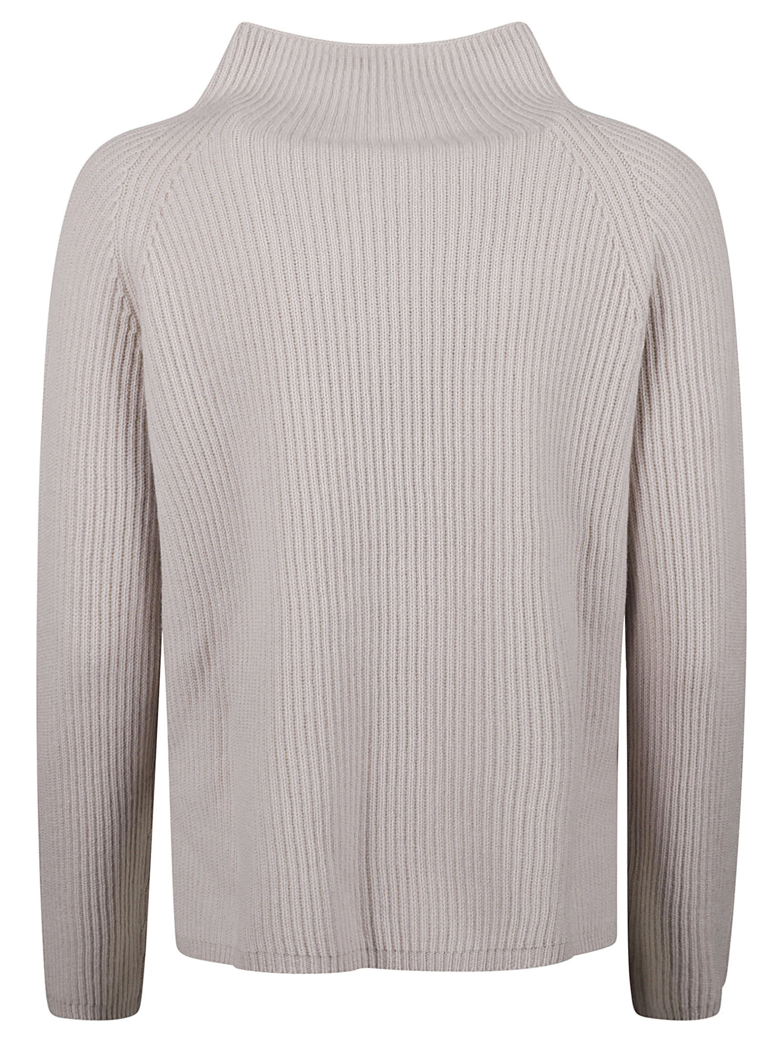 S Max Mara Elica Wool And Cachemire Turtleneck Pullover In Ecru