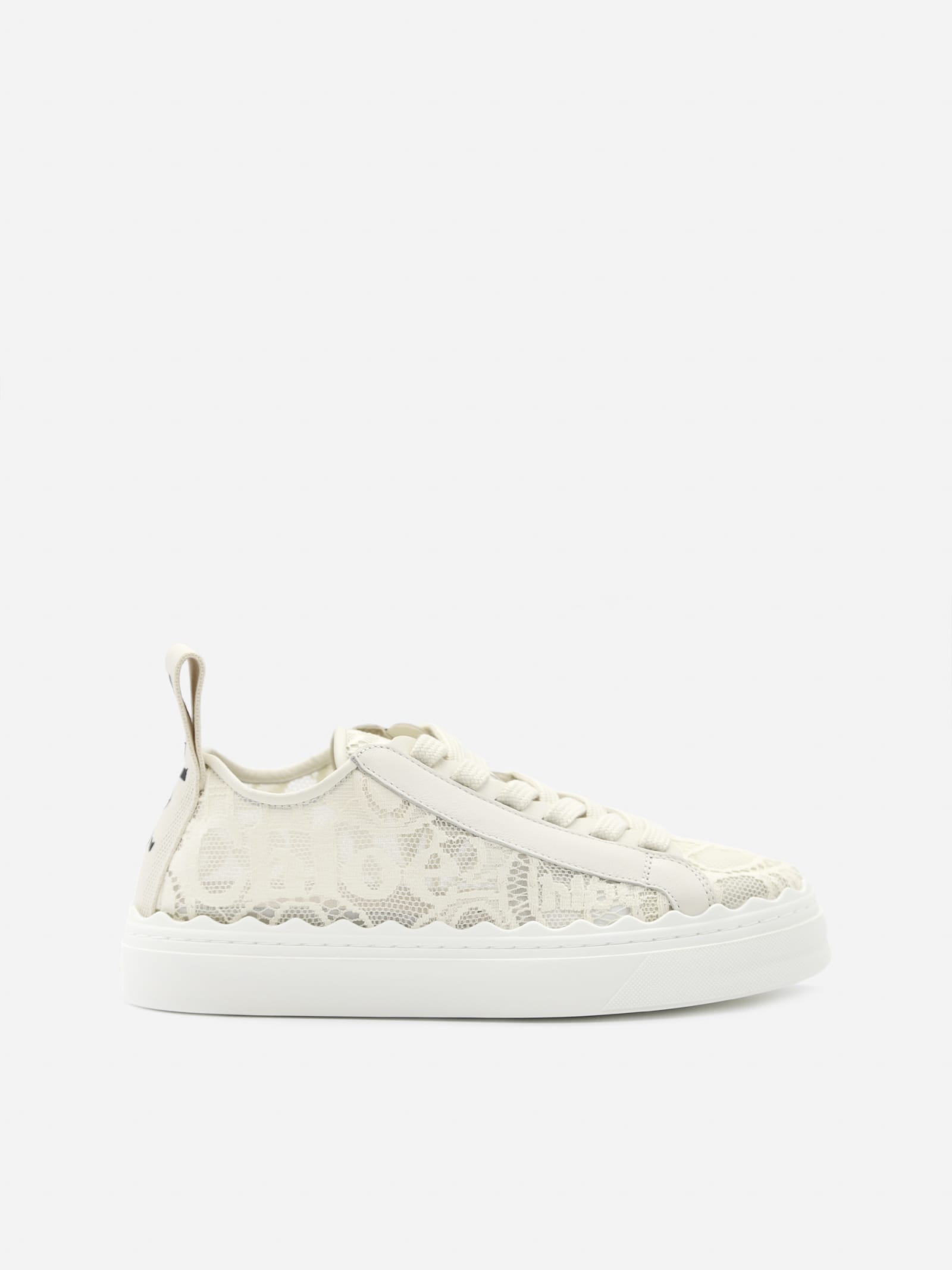 Chloé Lauren Sneakers Made Of Lace