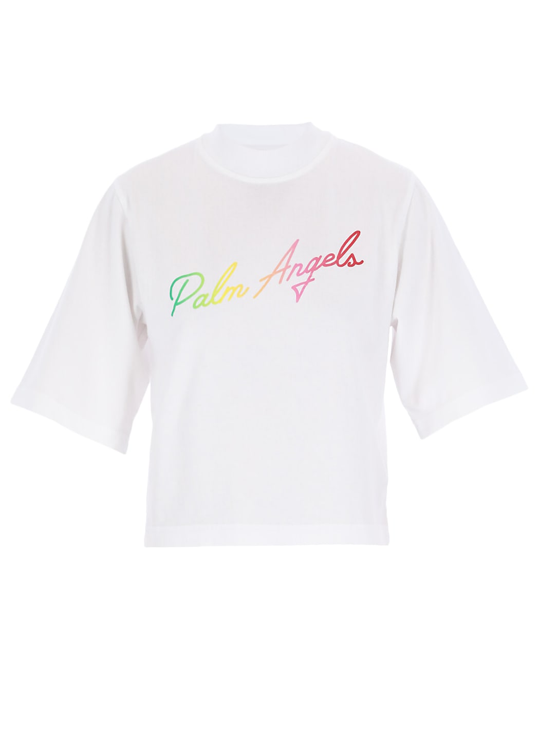 Palm Angels Cotton Cropped T-shirt