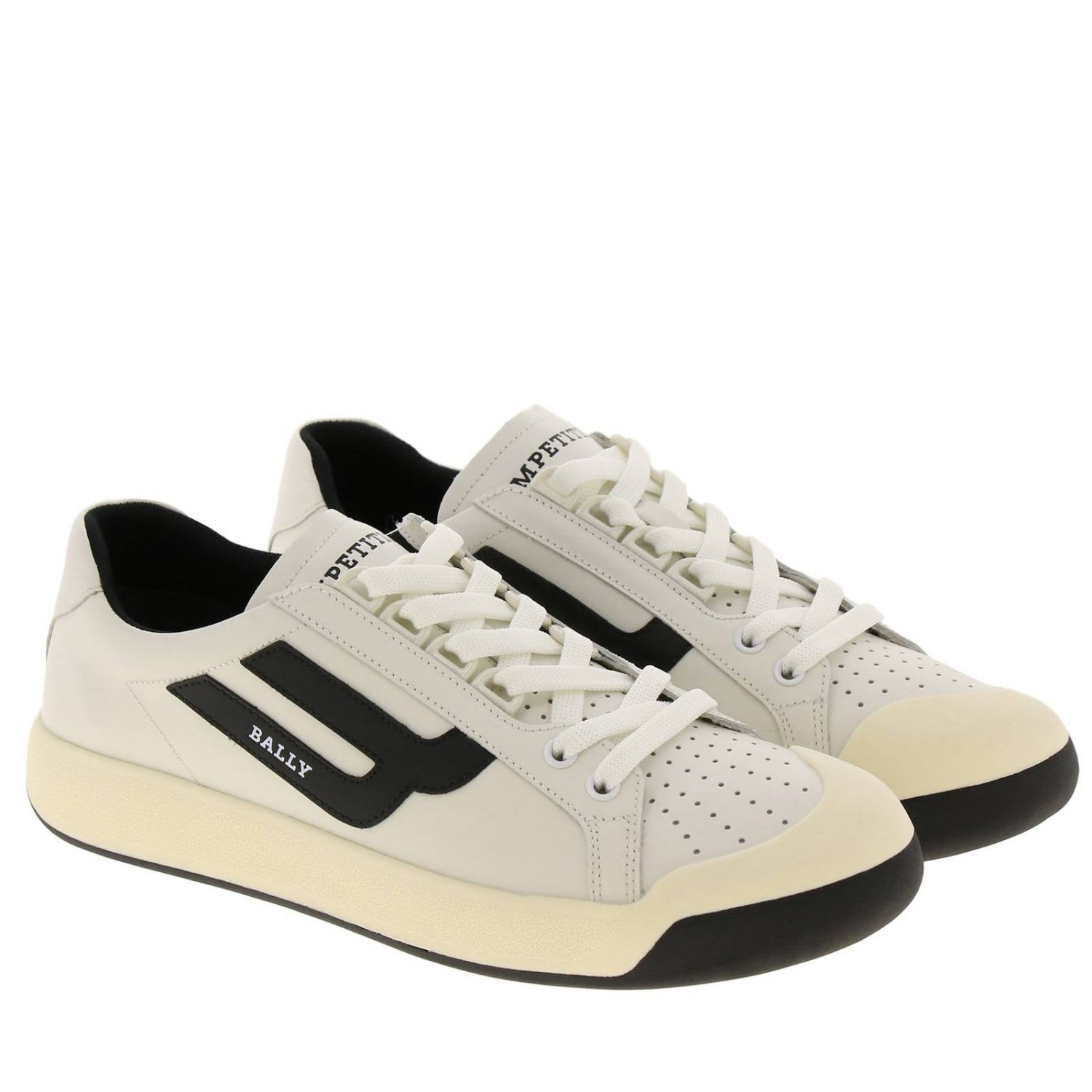 Bally Bally Sneakers New Competition Bally Sneakers In Leather With ...