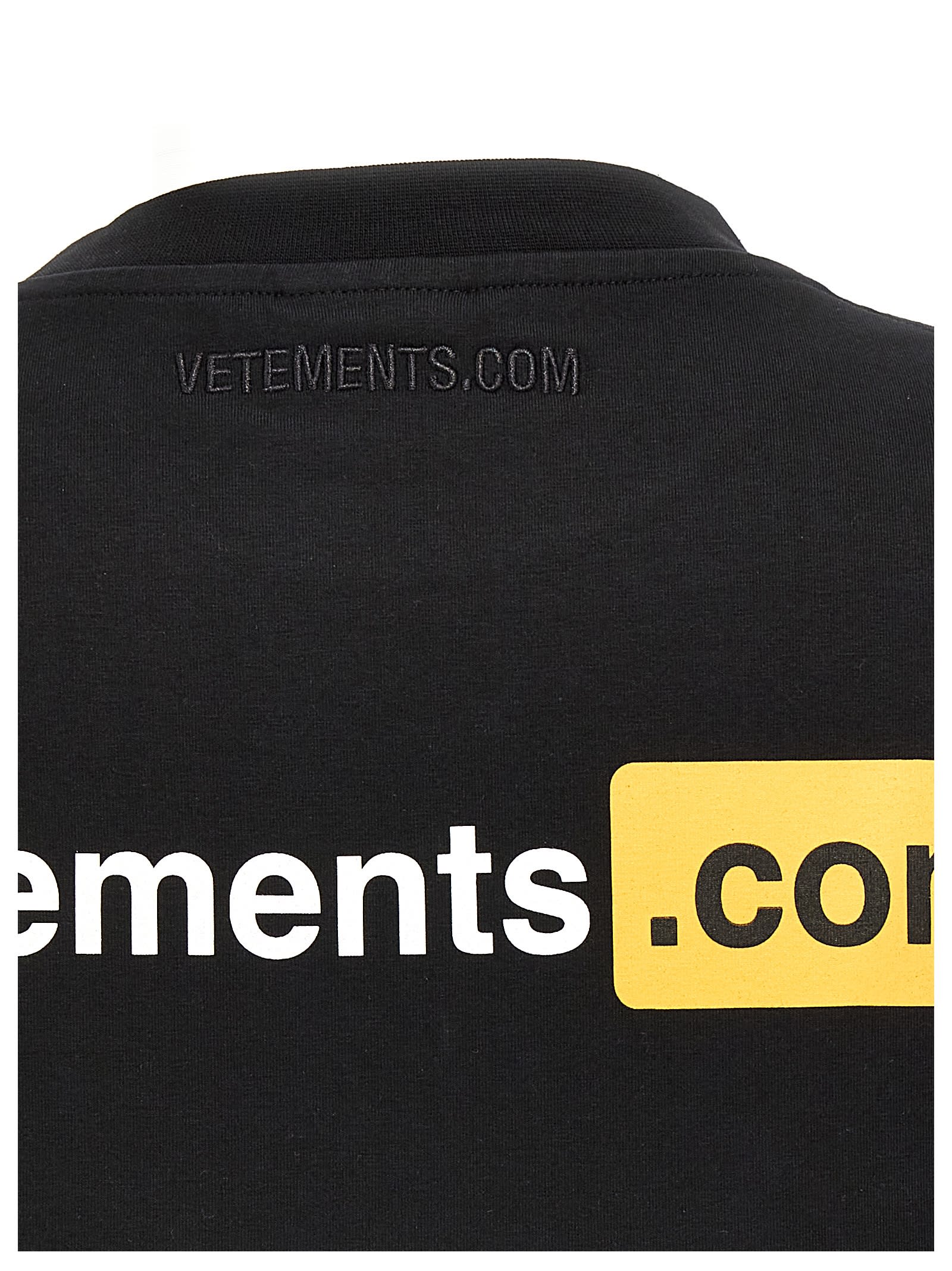 Shop Vetements Xxxlogo T-shirt In Black