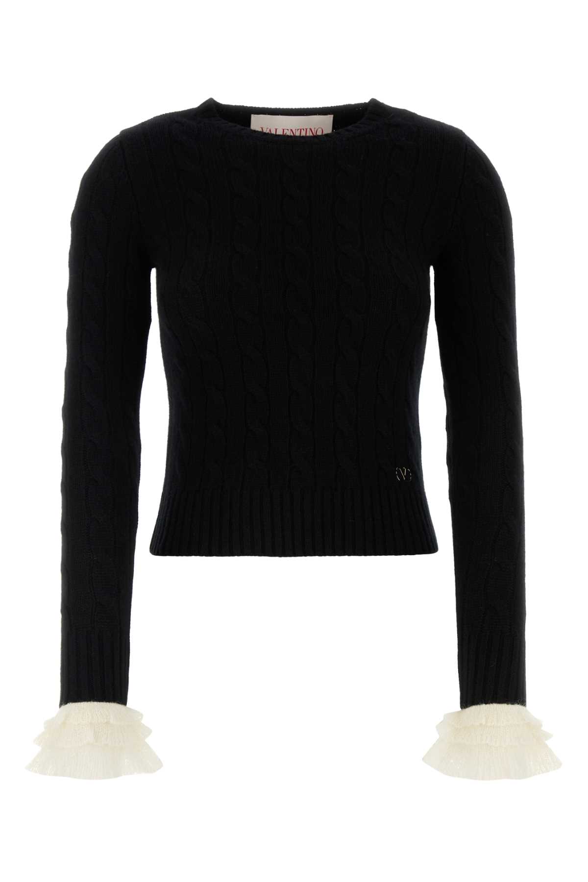 Valentino Garavani Black Cashmere Sweater