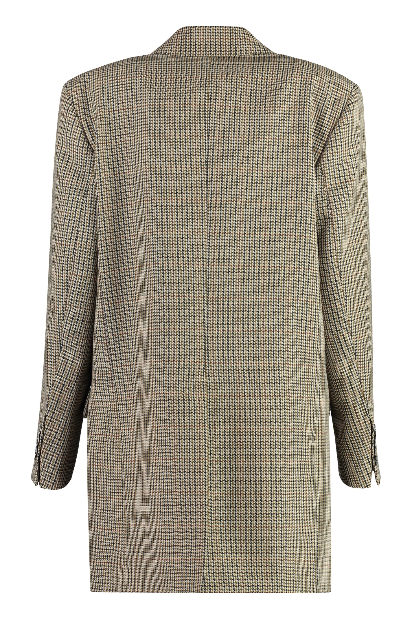 Ami Alexandre Mattiussi Ami Paris Women Double-breasted Oversized Jacket In Multicolour