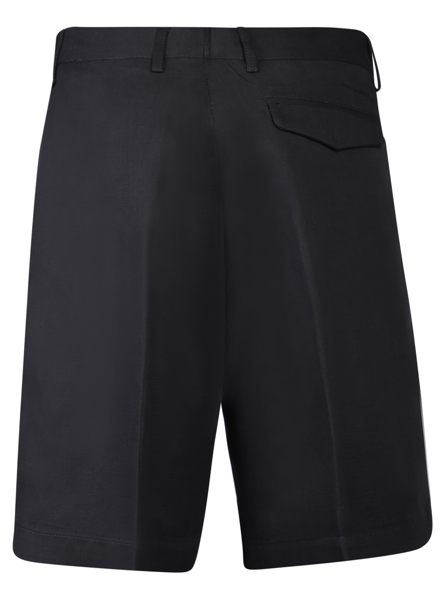 Shop Costumein Visentin Black Bermuda Shorts