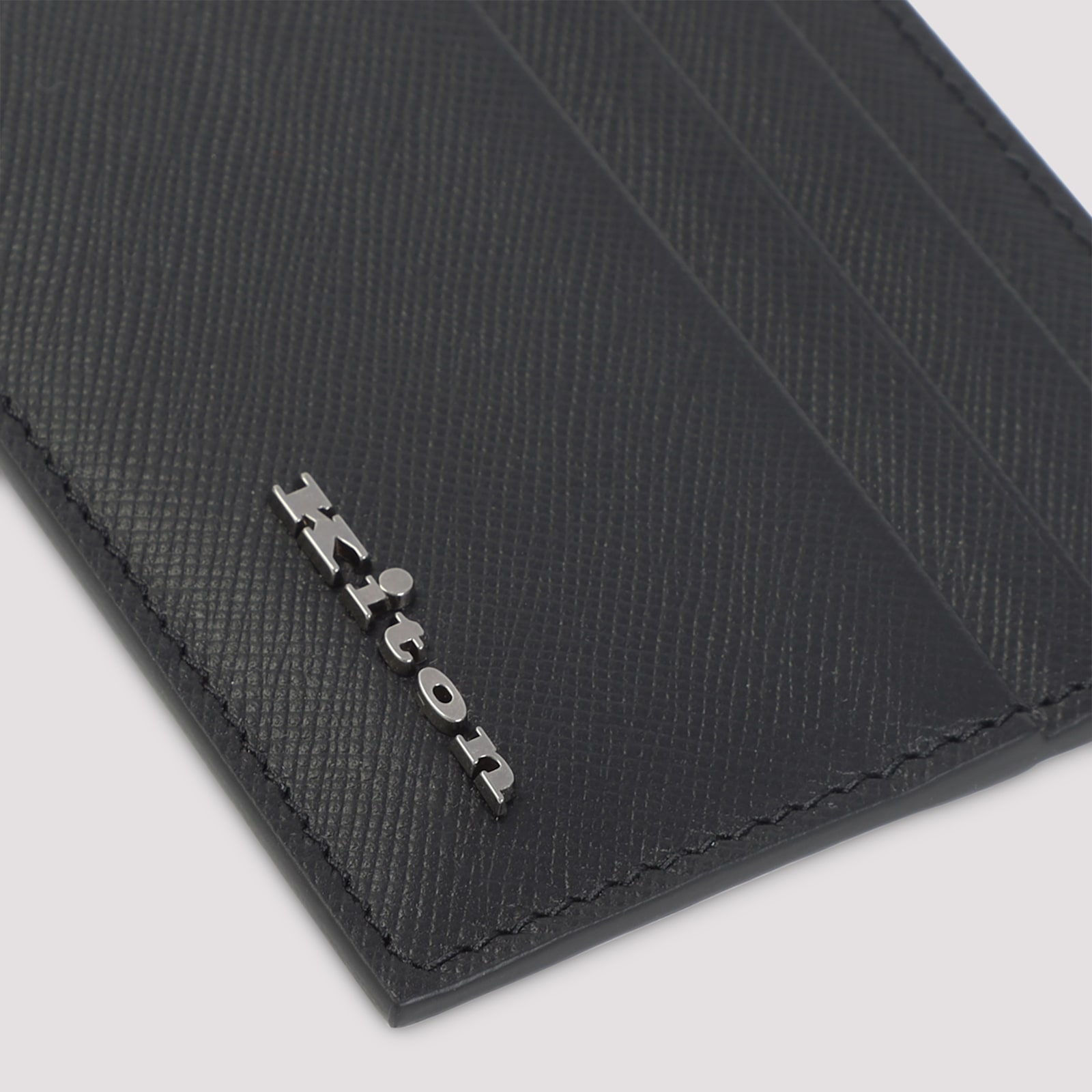 Kiton Card Holder In Black