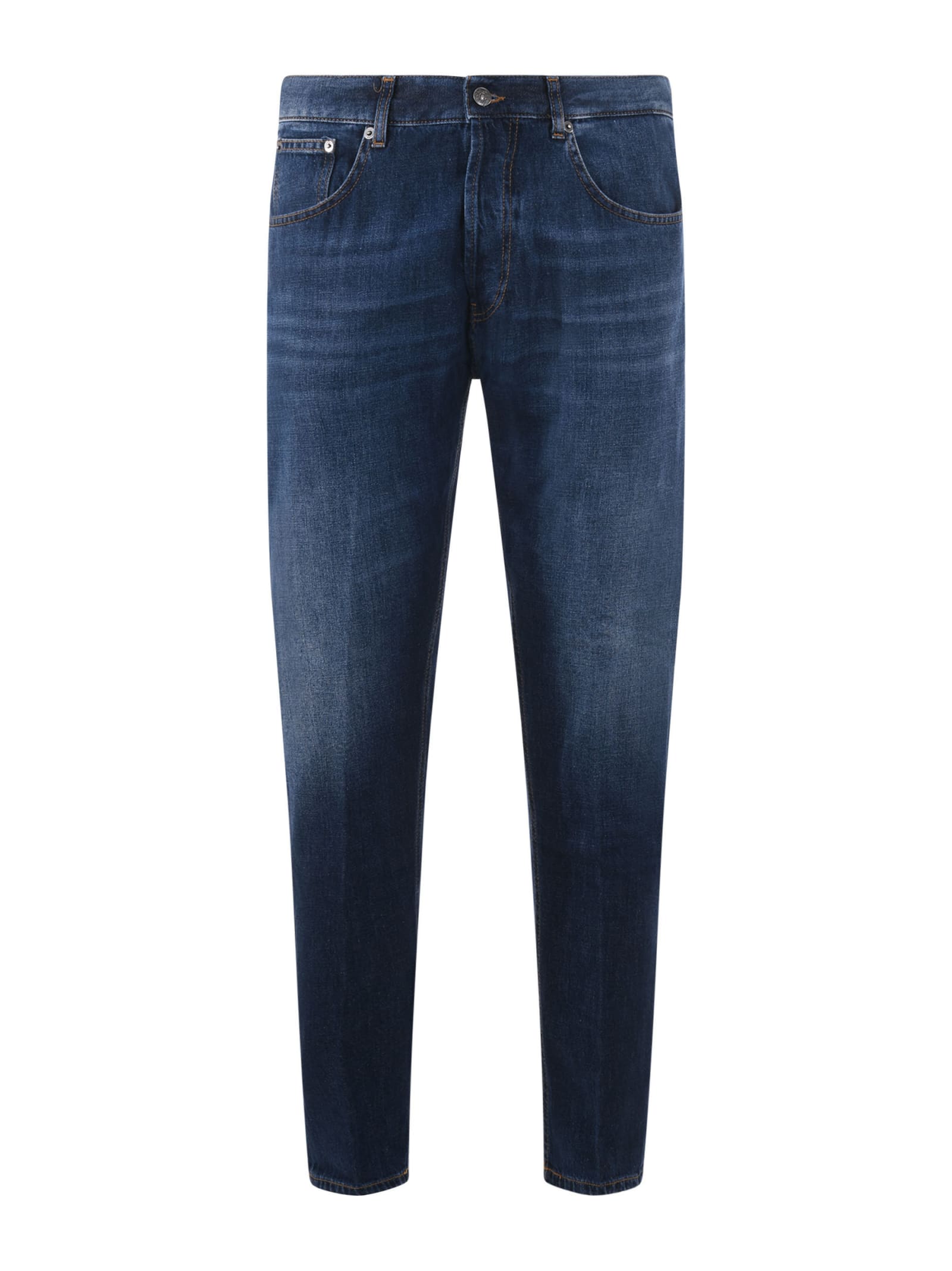 Shop Dondup Jeans  Dian In Denim In Denim Blu Scuro