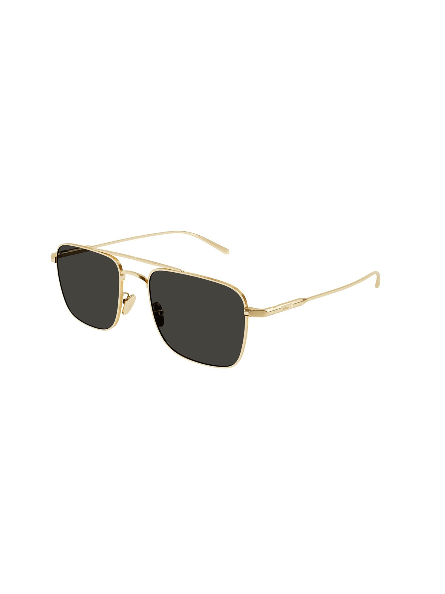 Shop Brioni Br0101s Sunglasses In Gold Gold Grey