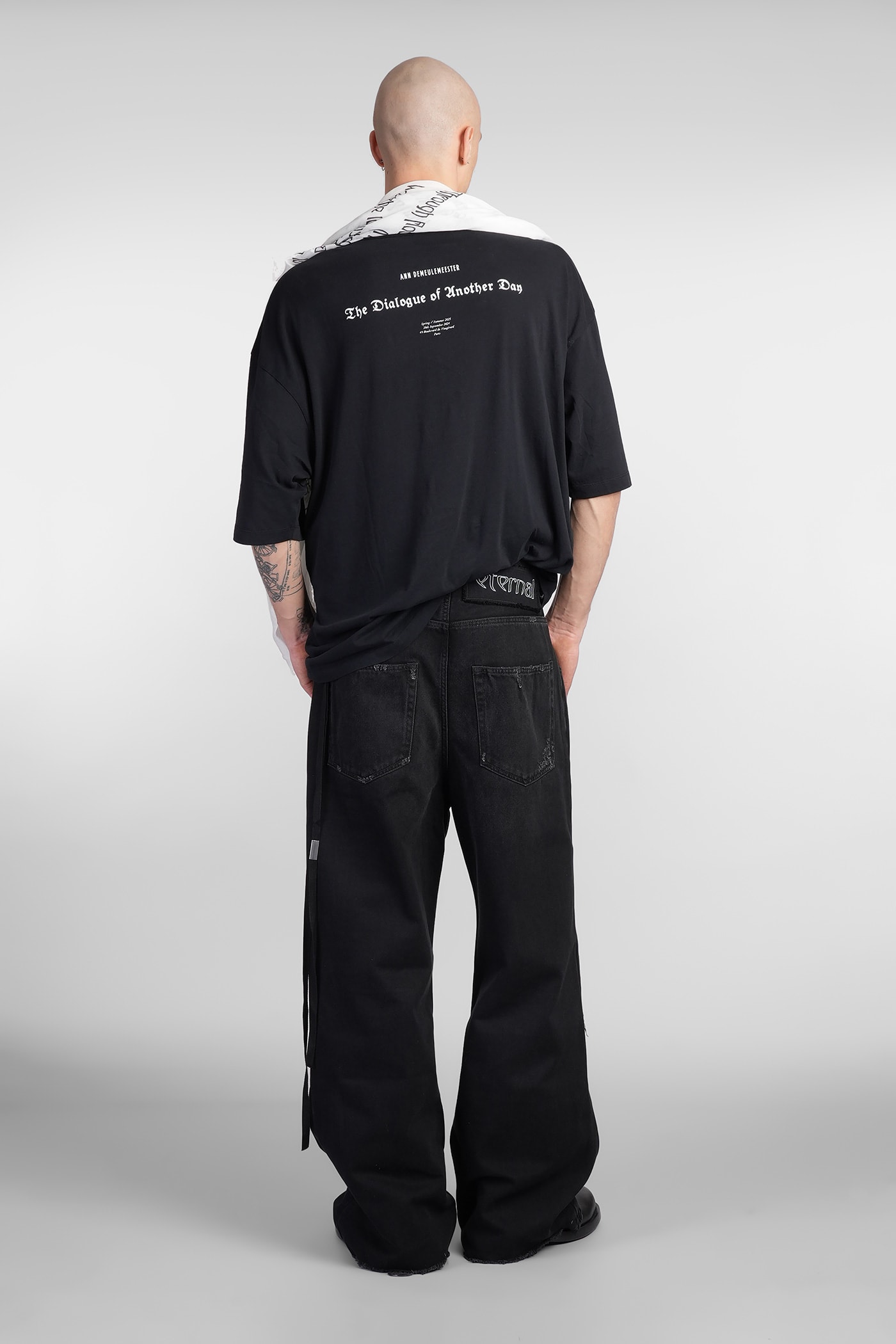 Ann Demeulemeester Short-sleeved T-shirt In Black