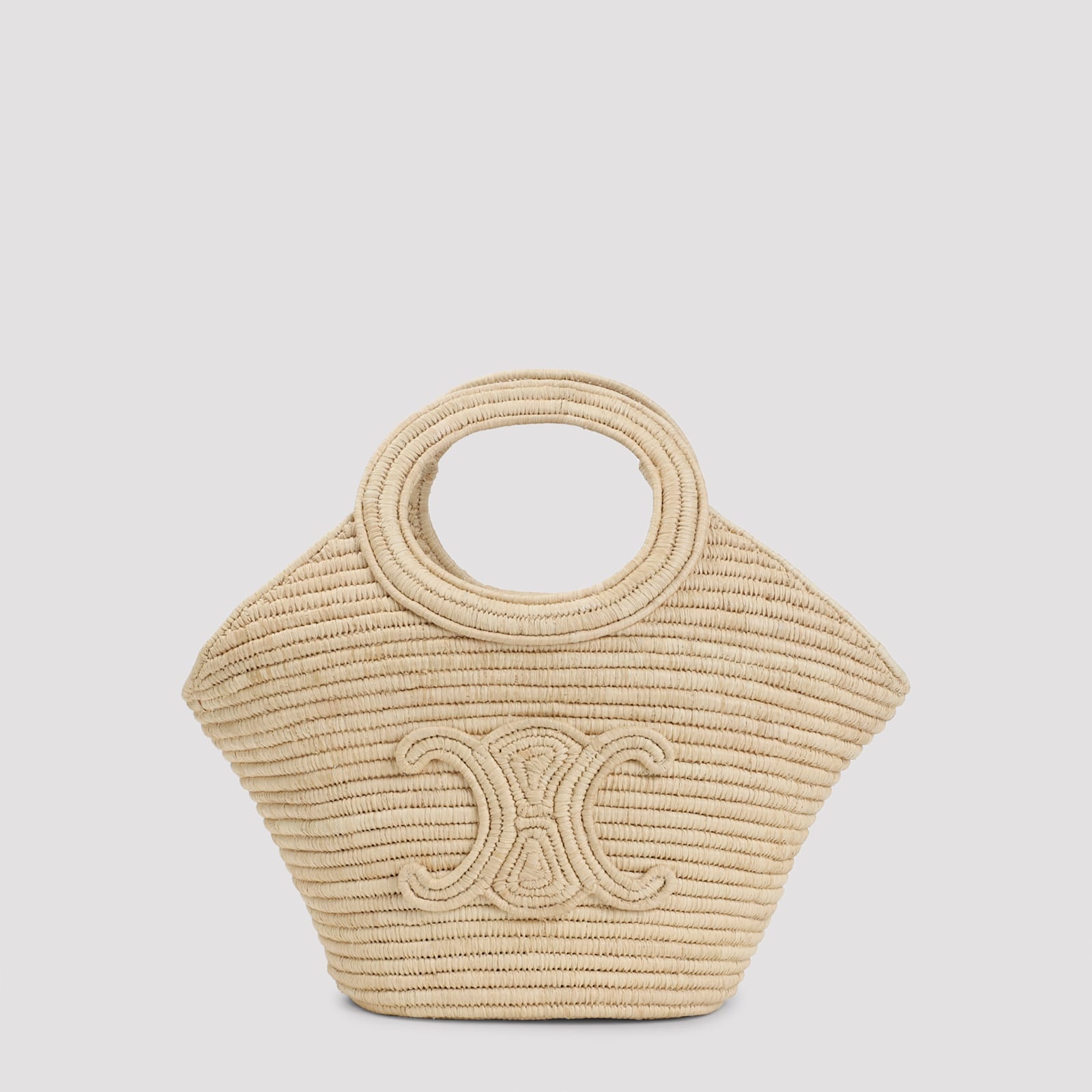 Celine Braided Panier Shoulder Bag Women In Multi