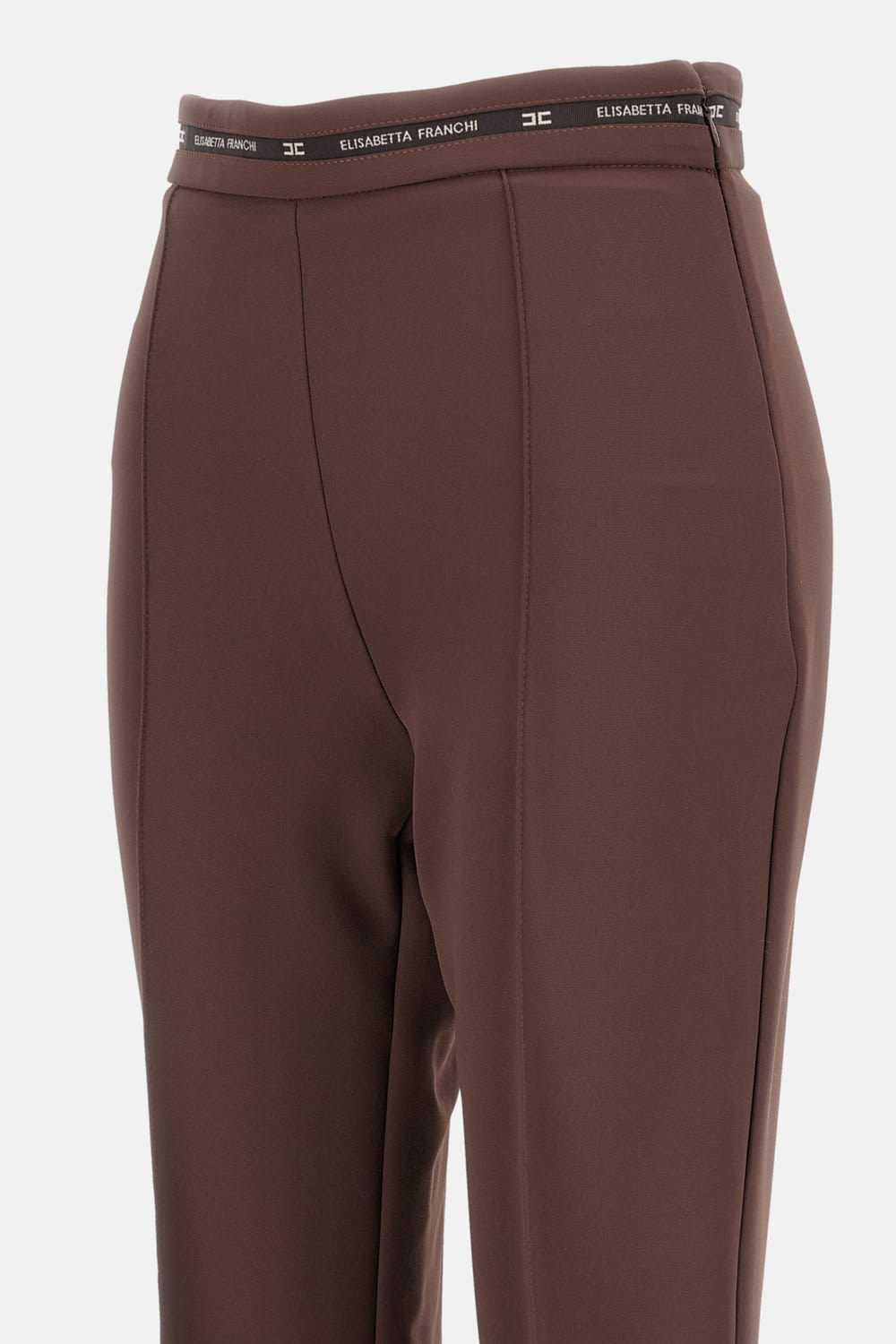 Elisabetta Franchi Tailored Suit In Brown