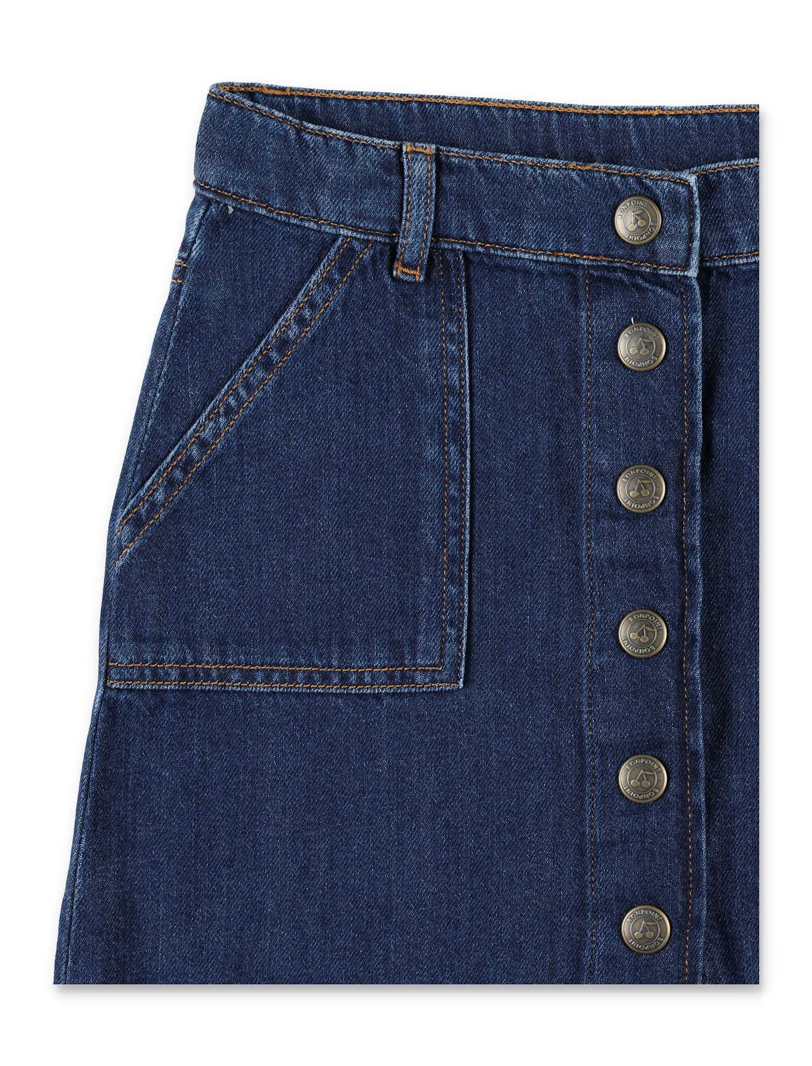 Bonpoint Denim Skirt In Denim