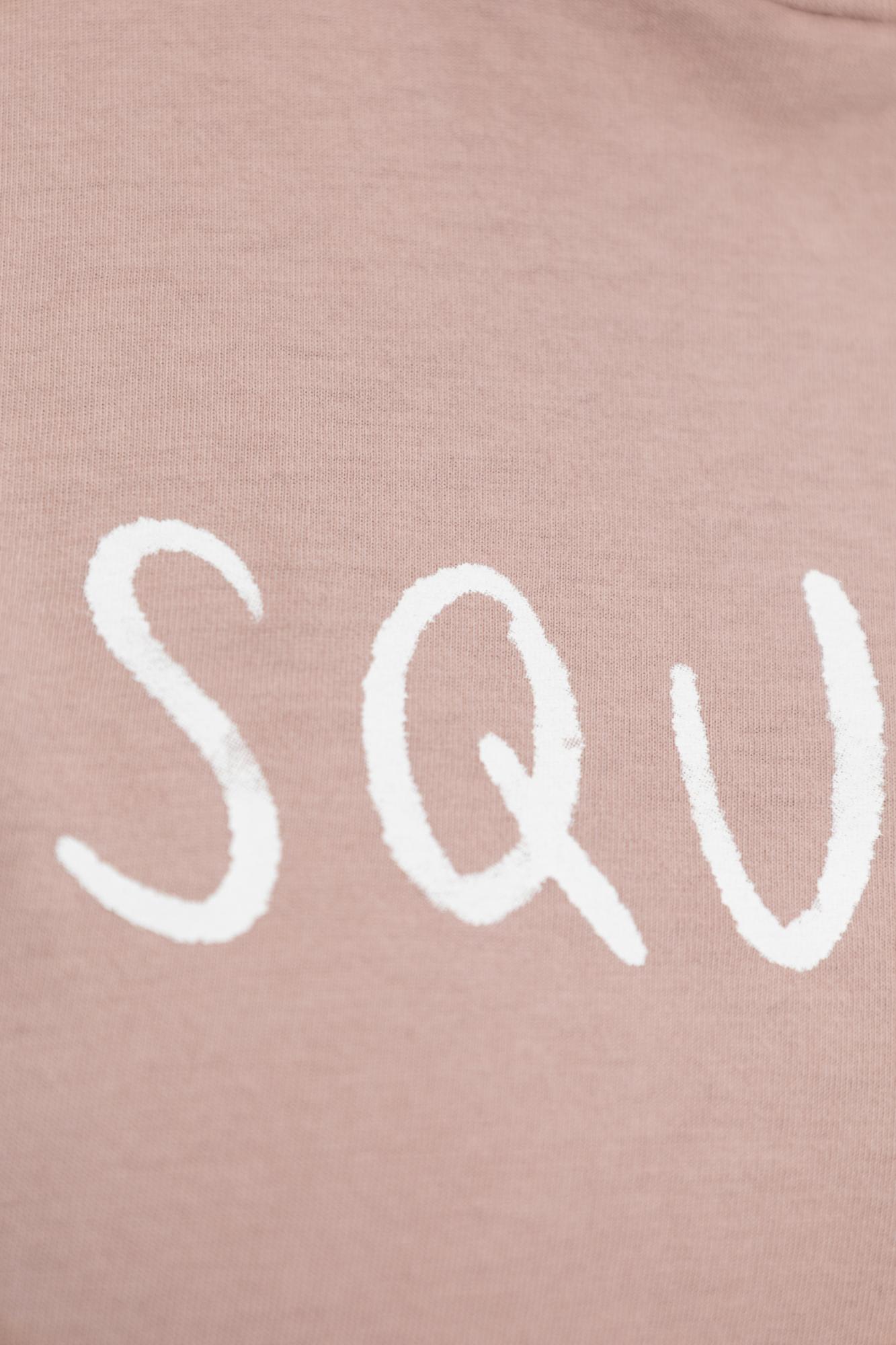Dsquared2 White Fade Just Right Fit Handwritten Logo T In Pink