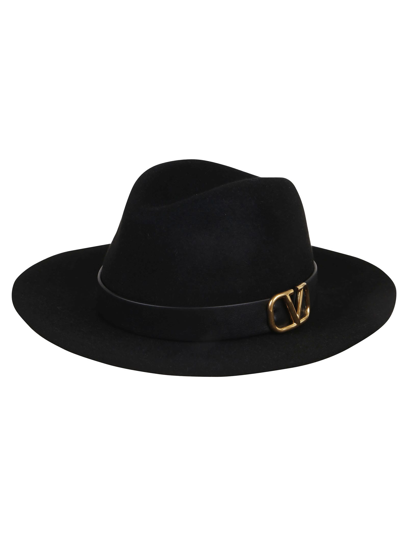 Shop Valentino Fedora Vlogo In No Nero