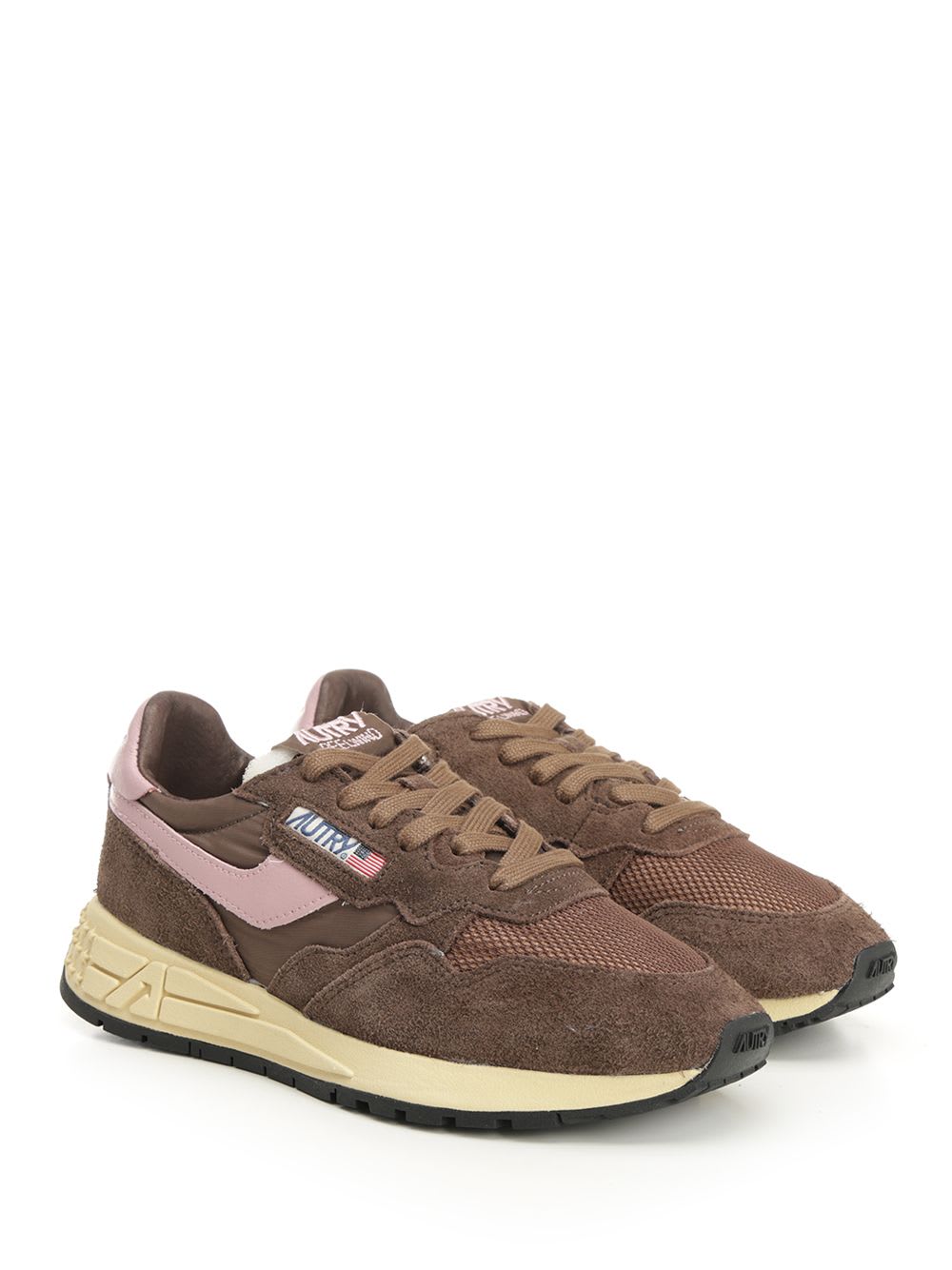 Autry Multicolor Fabric And Suede Reelwind Sneakers