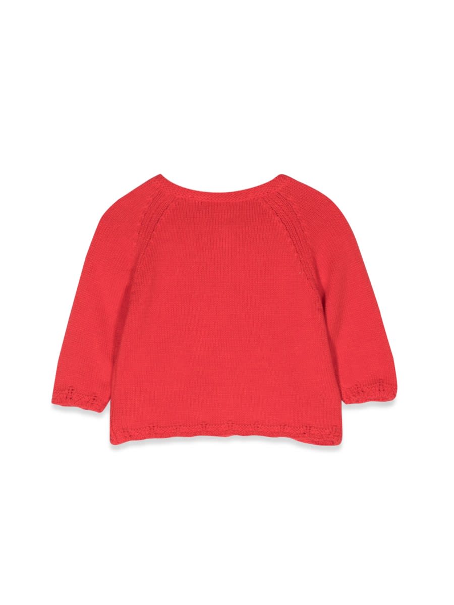 Tartine Et Chocolat Cardigan In Red