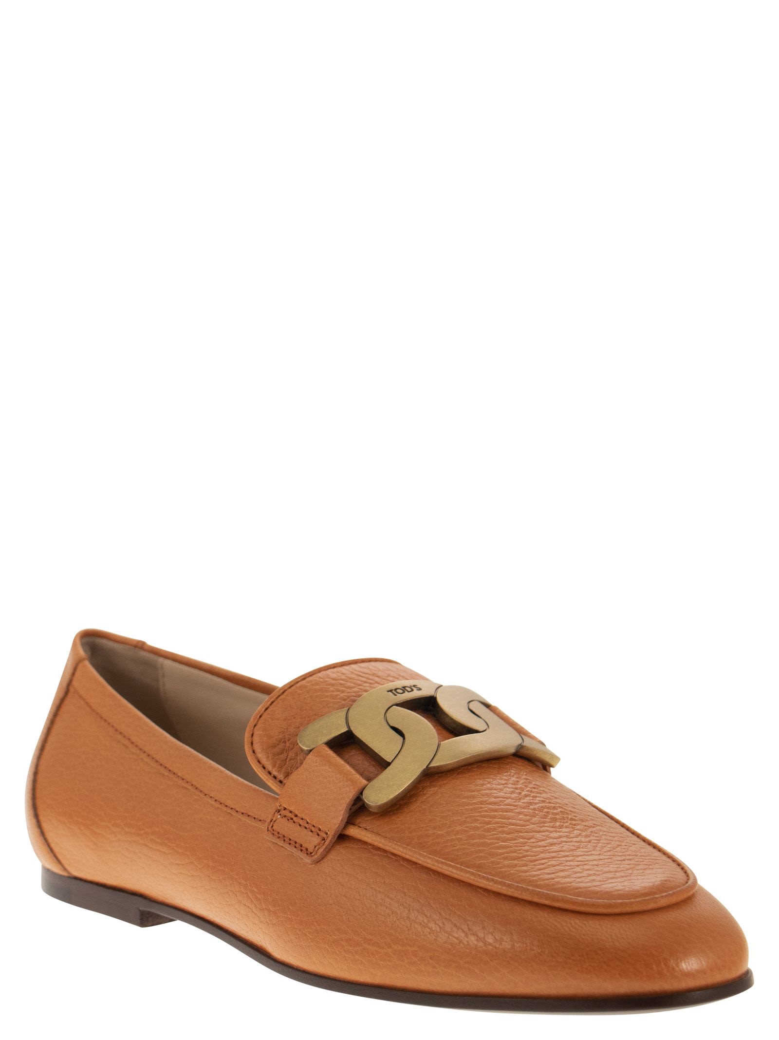 Tod's Buckle Loafer In Earthenware | ModeSens