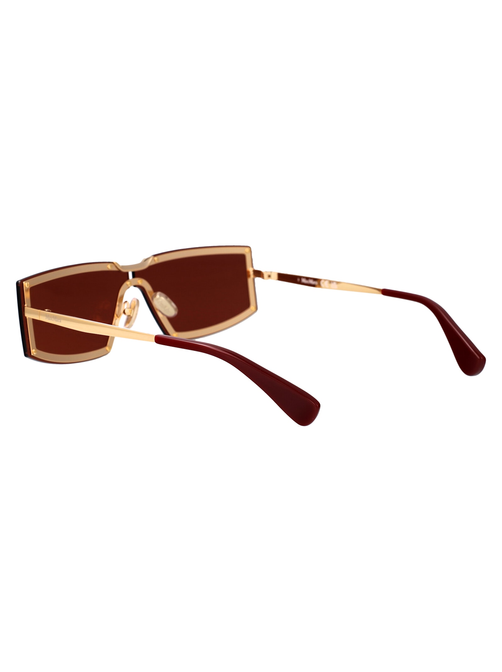 Shop Max Mara Mm0118/s Sunglasses In Red