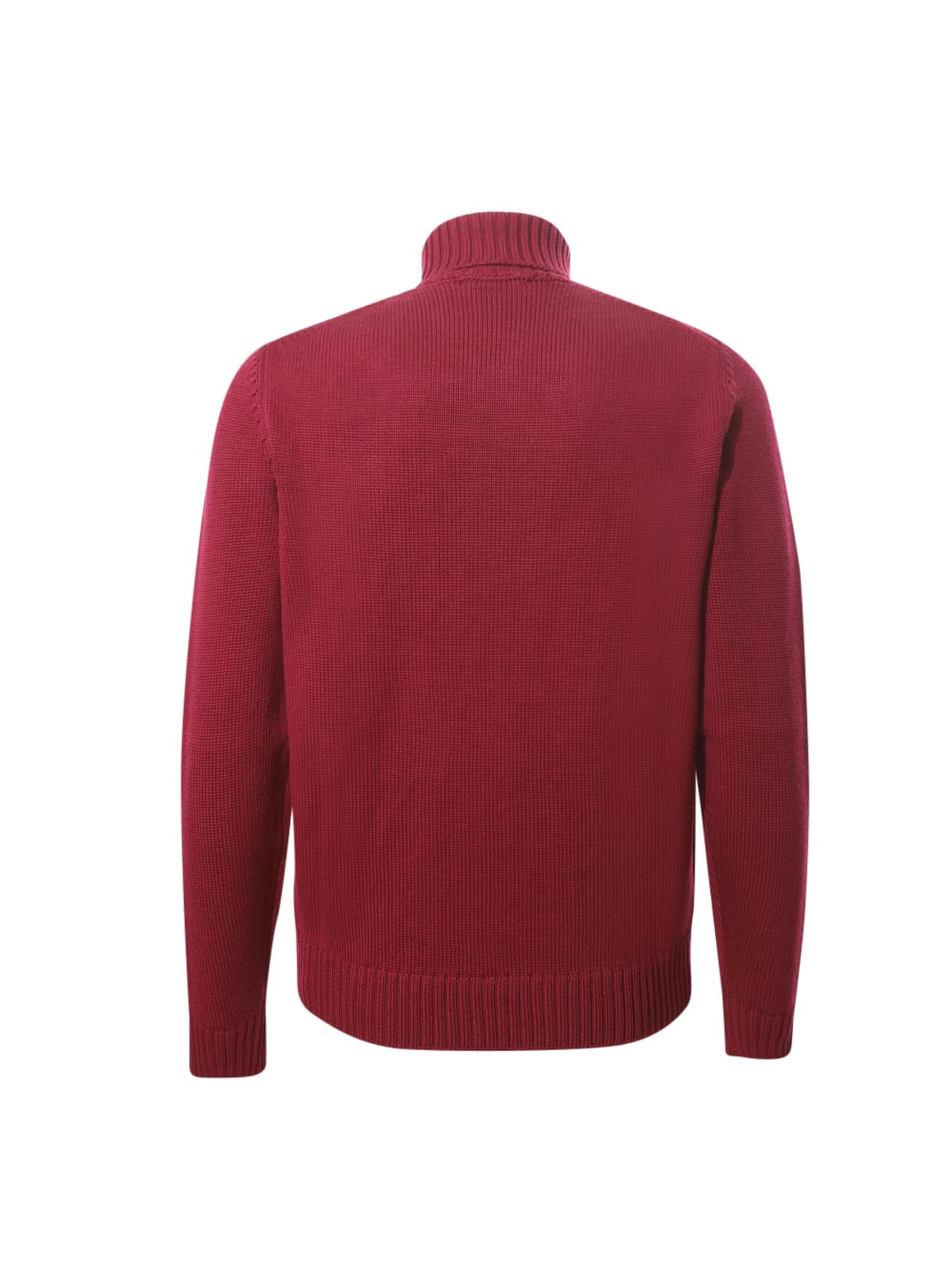 Shop Zanone Turtleneck In Red