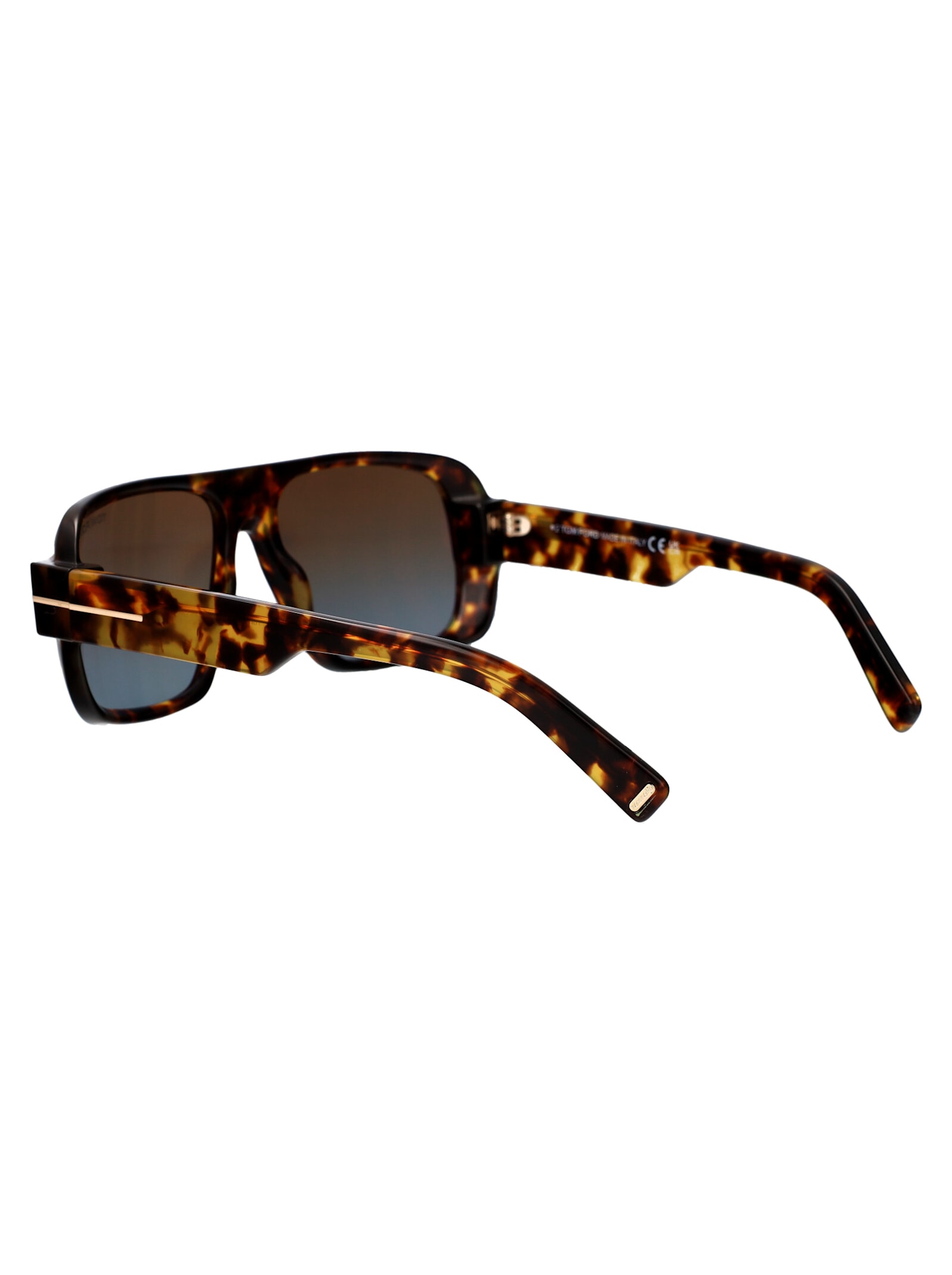 Shop Tom Ford Turner Sunglasses In 52f Avana Scura / Marrone Grad