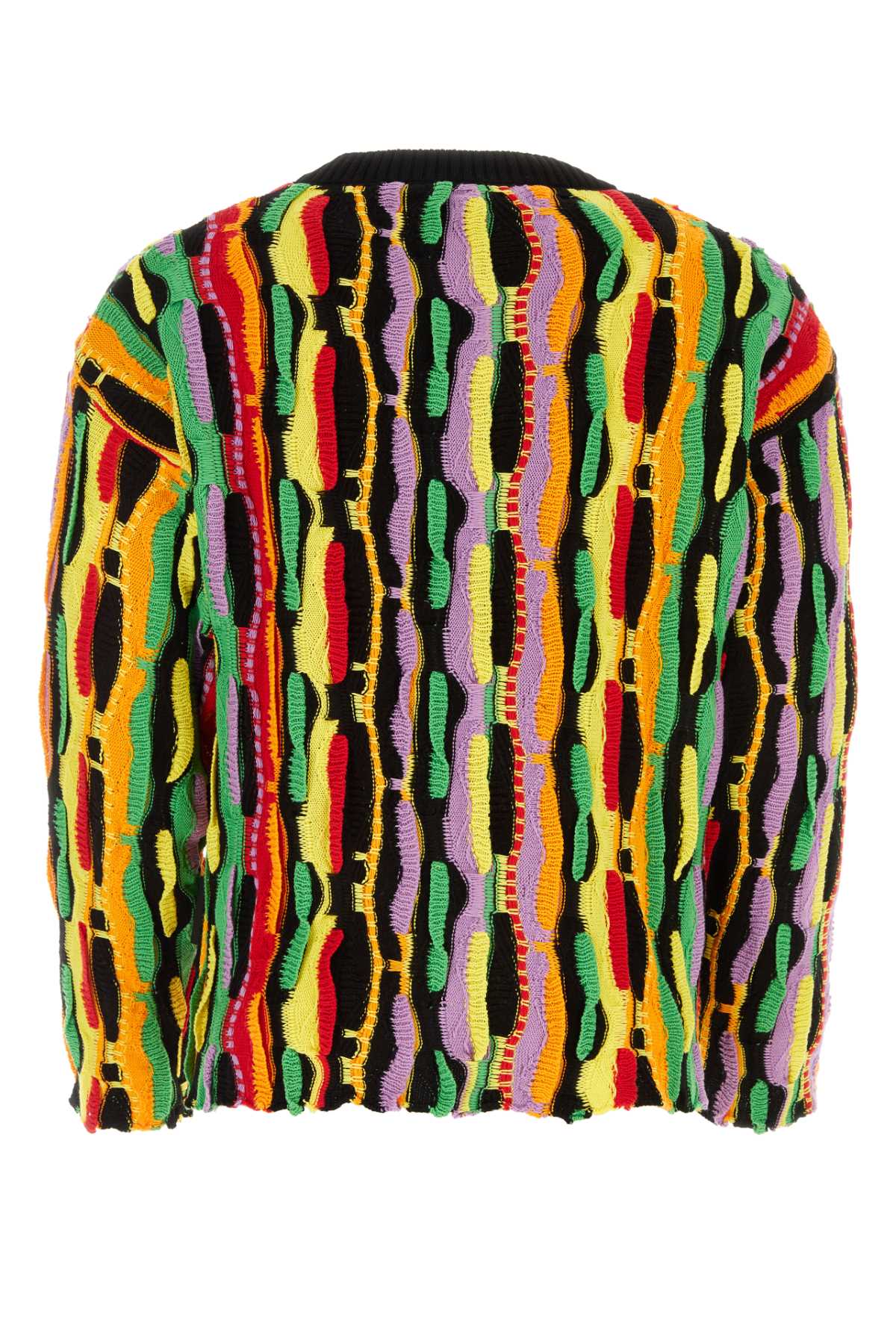 Shop Msgm Multicolor Cotton Sweater In 99