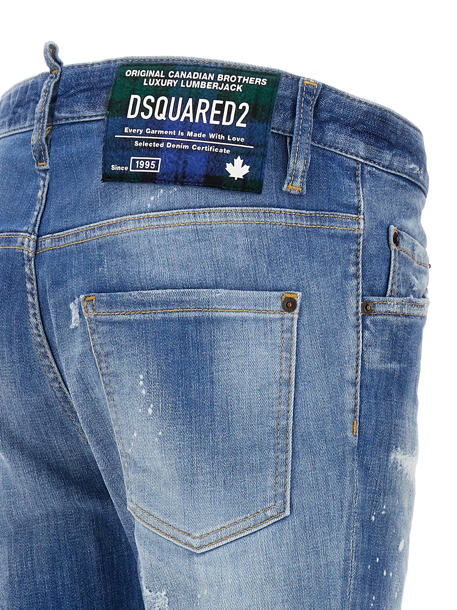 Dsquared2 Blue Supertwinky Jeans In Blue