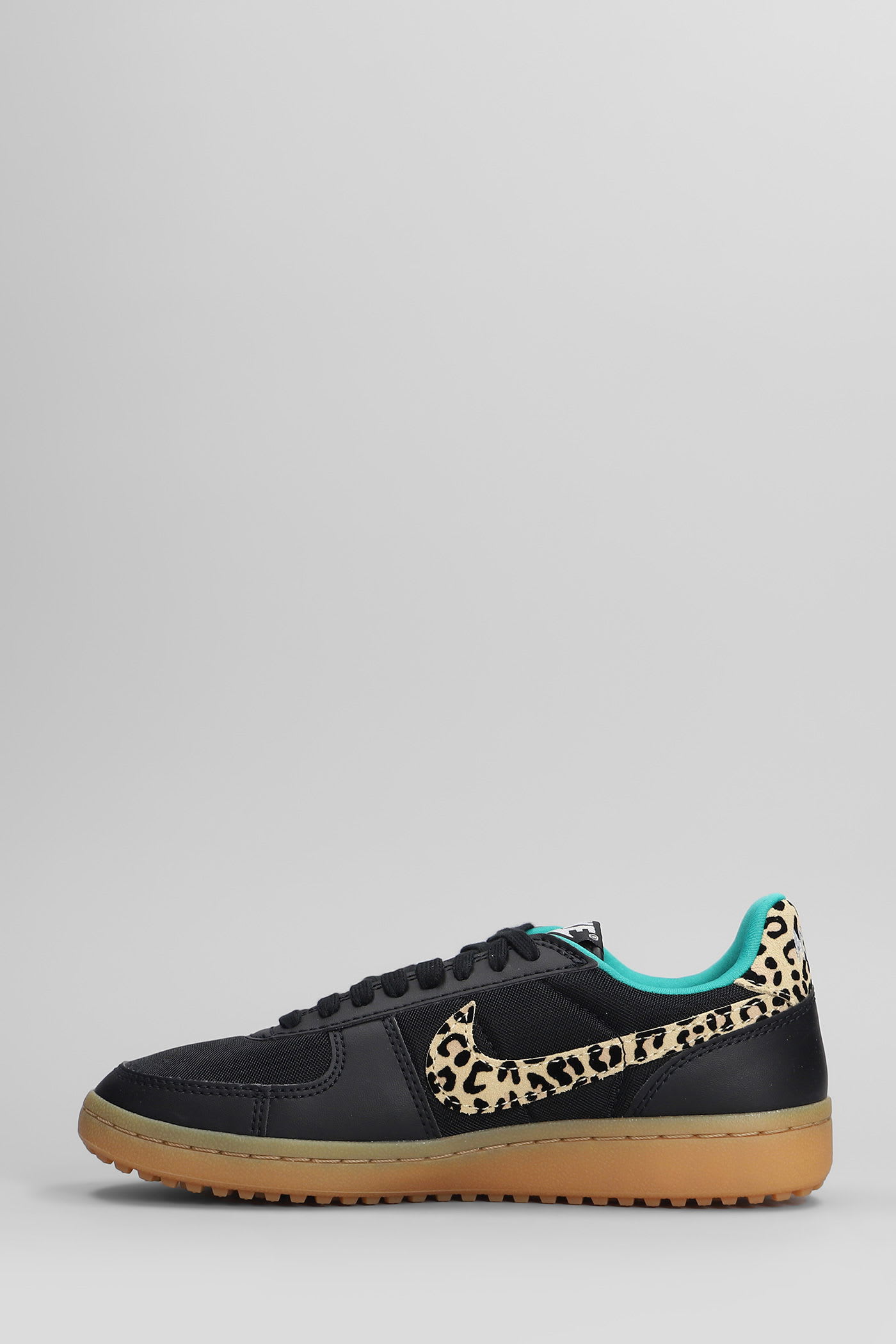 Nike Field General Se Sneakers In Black Leather And Fabric In Black