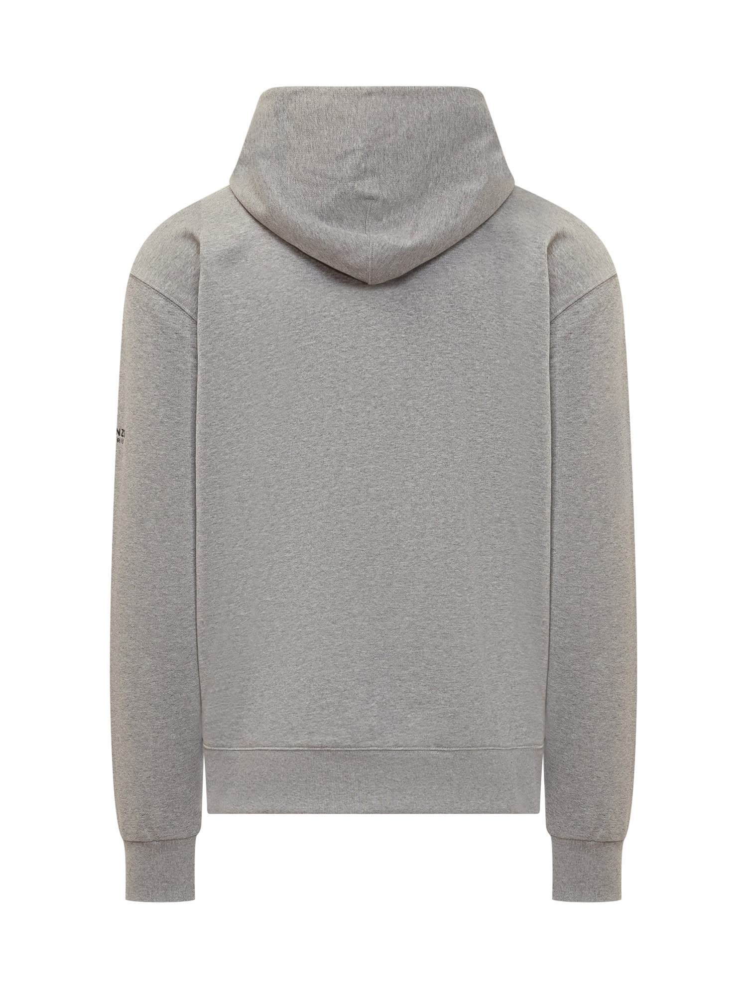 Shop Kenzo Hoodie With Logo In Light Grey