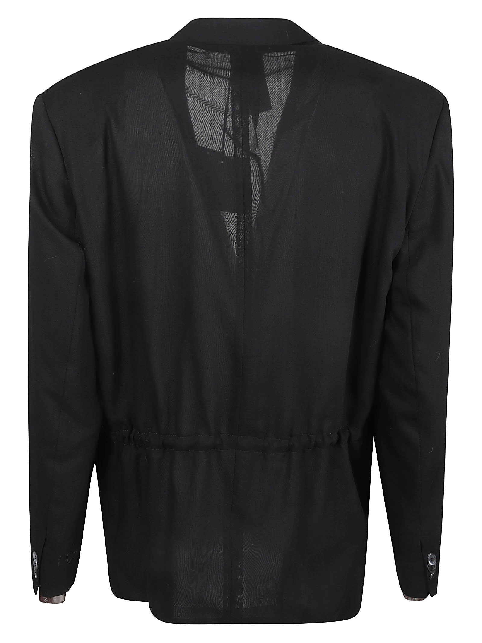 Shop Magliano Double-breasted Buttoned Blazer In Black