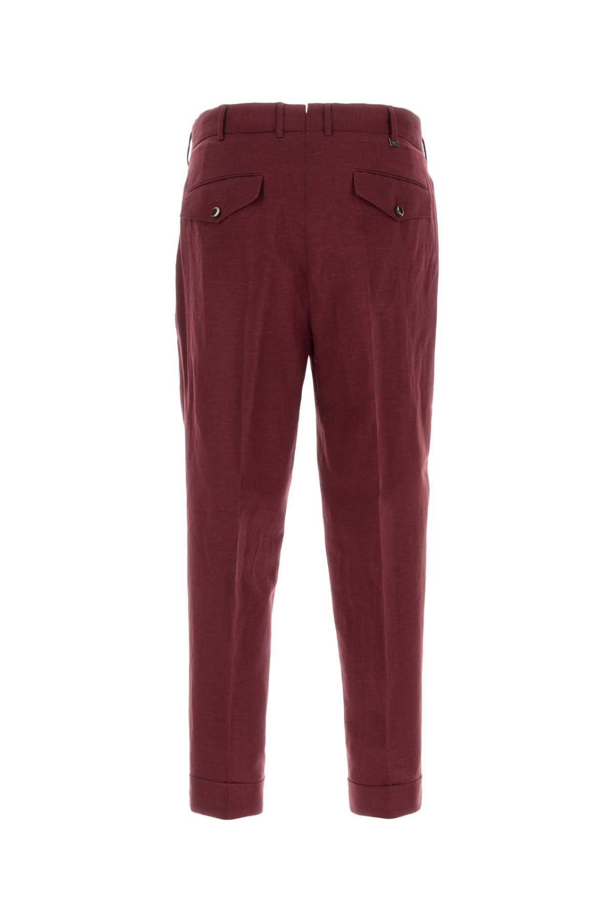 Pt Torino Turn-up Hem Tapered Trousers In 0695