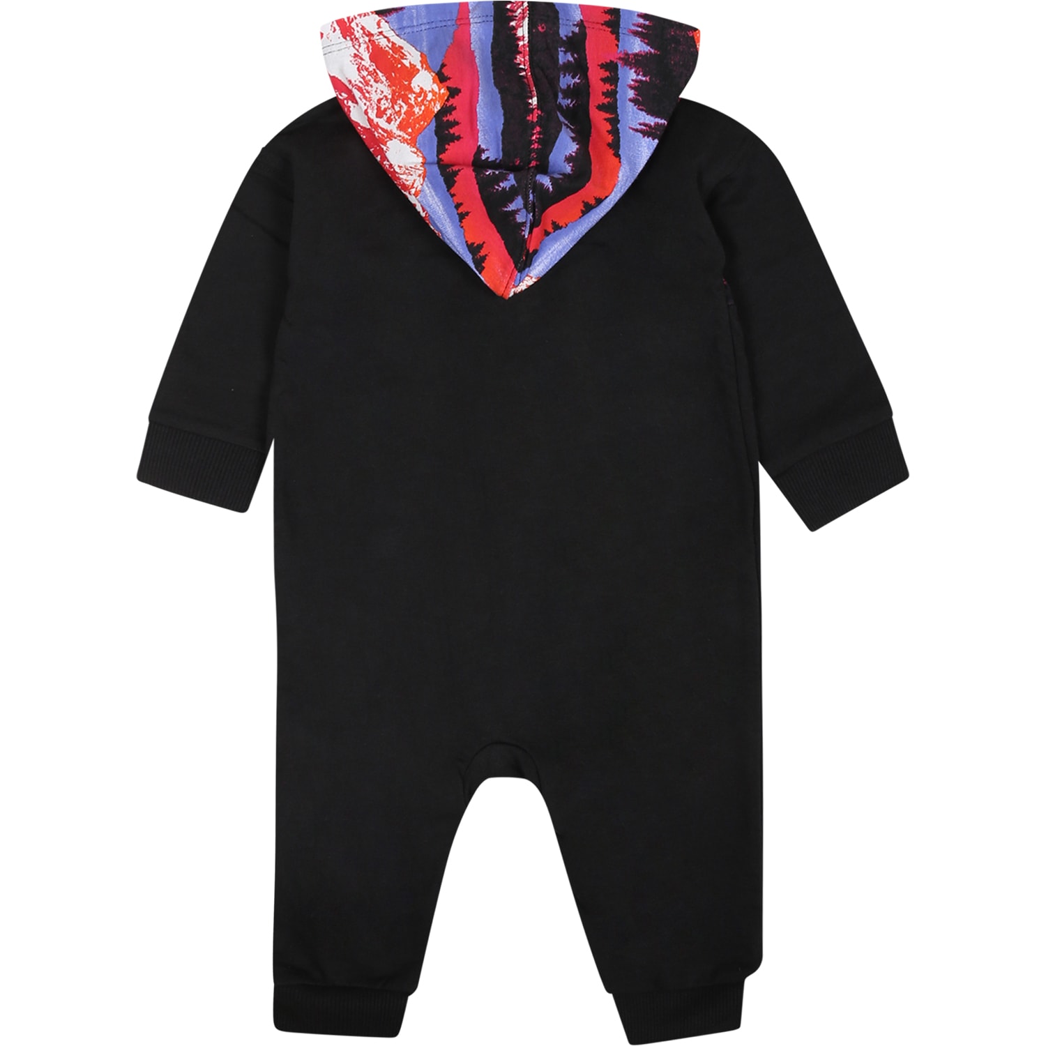 Nike Black Babygrow For Baby Girl With Logo In Black